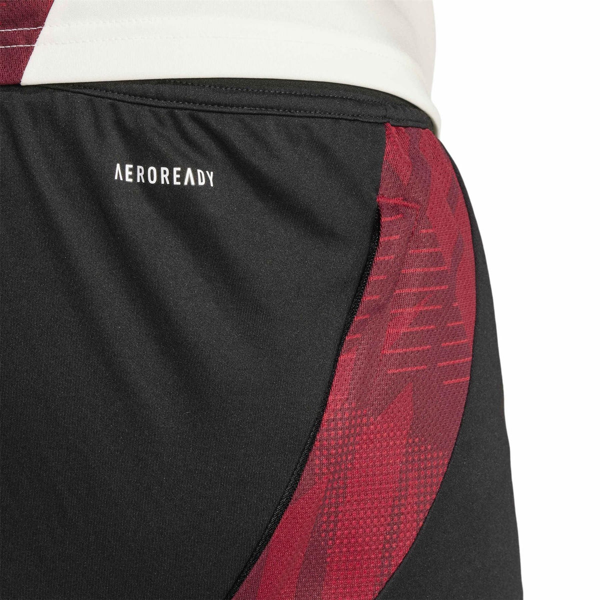 adidas MUFC Solid Patterned Bermuda Shorts