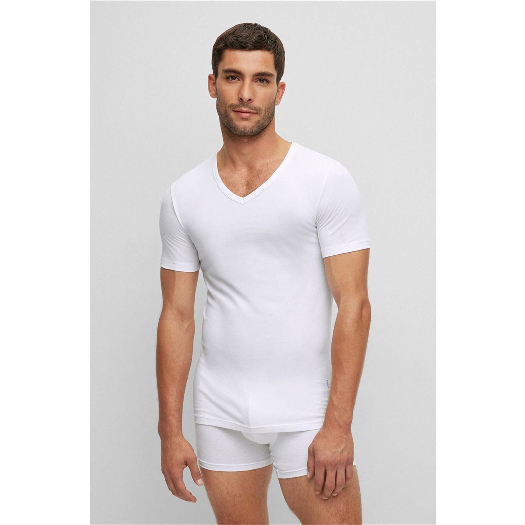 Boss Hbb Slm Tirt Slim Fitting Stretch Cotton T-Shirt