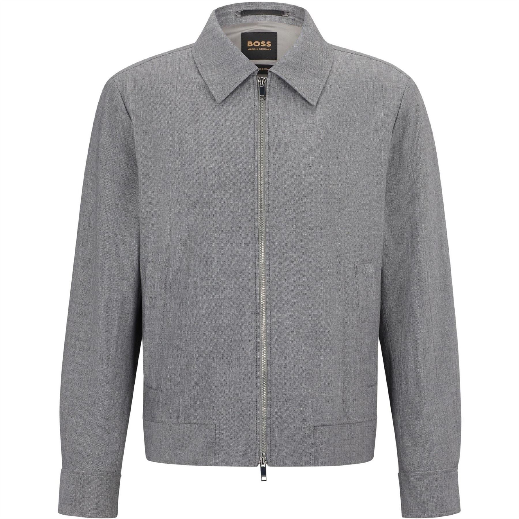 Boss Wing Solid Patterned Softshell Jacket