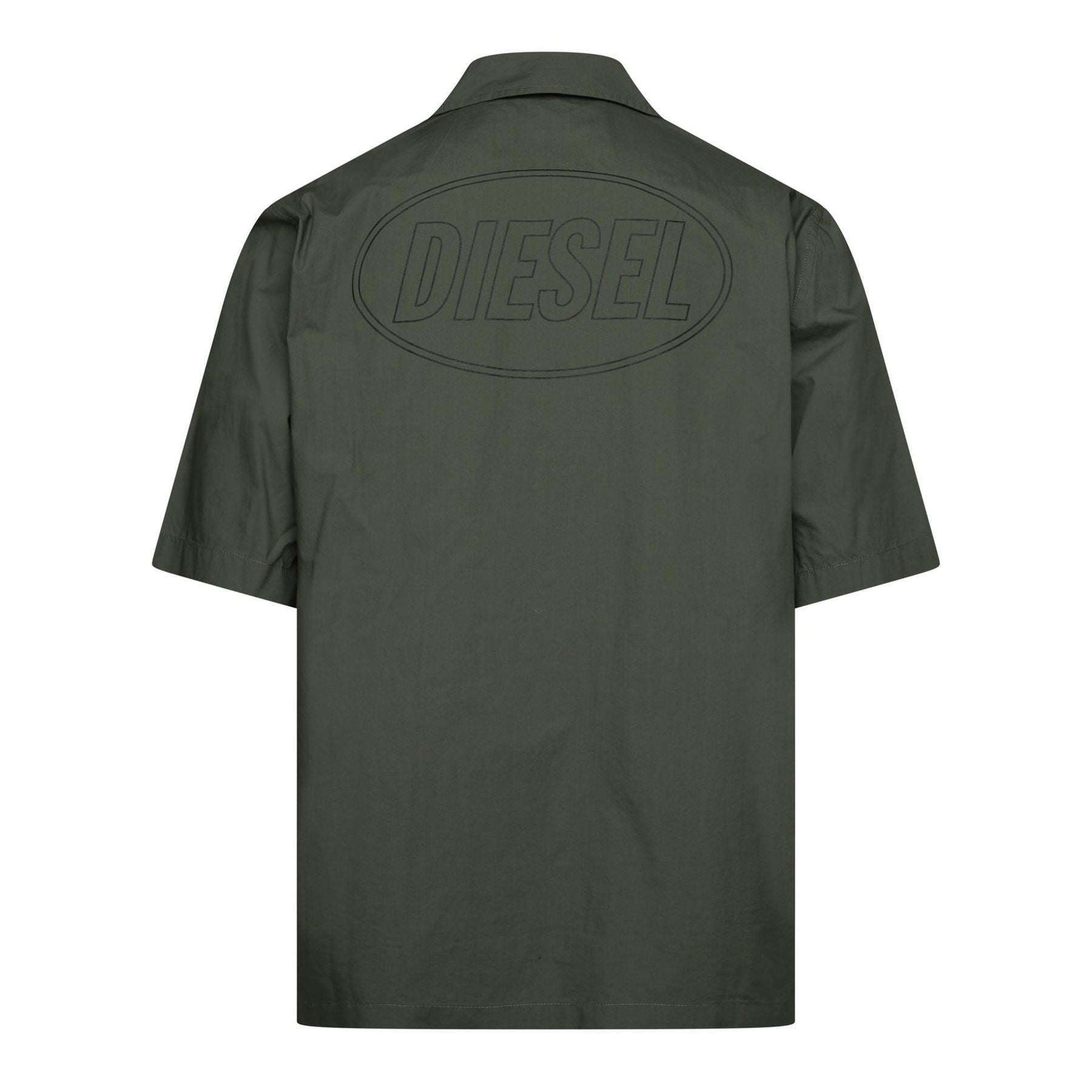 Diesel S Mac B Out Camicia Short Sleeve Plain Shirt