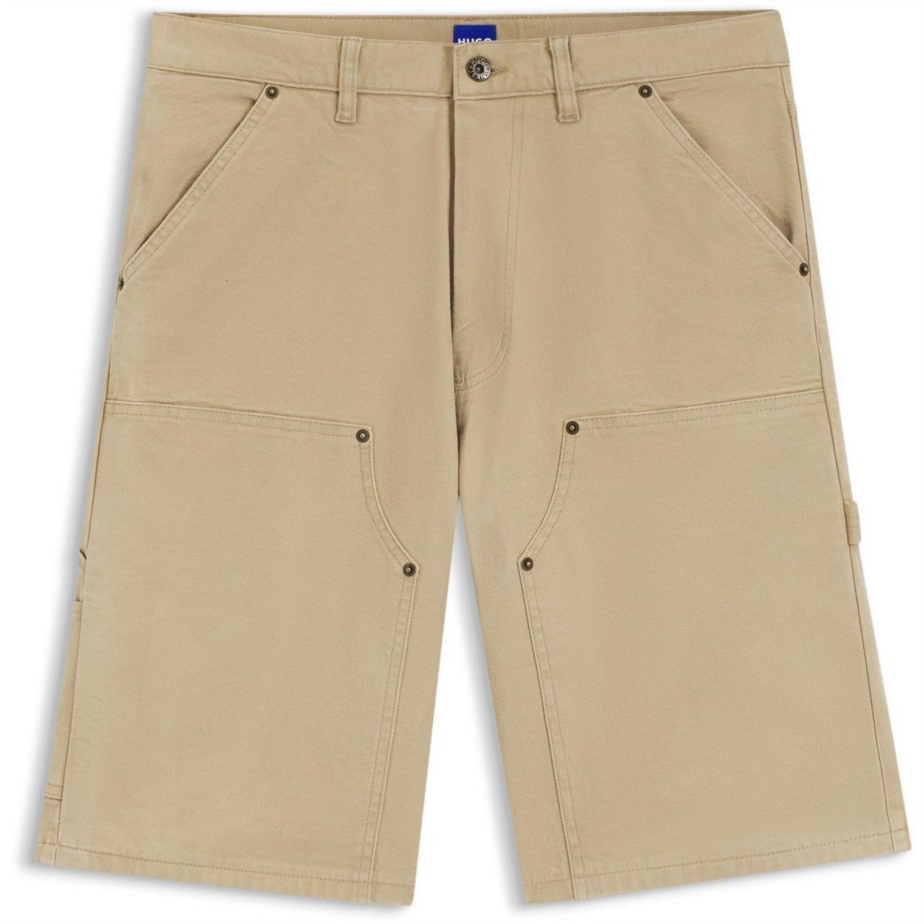 Hugo Blue Streamlined Chino Shorts