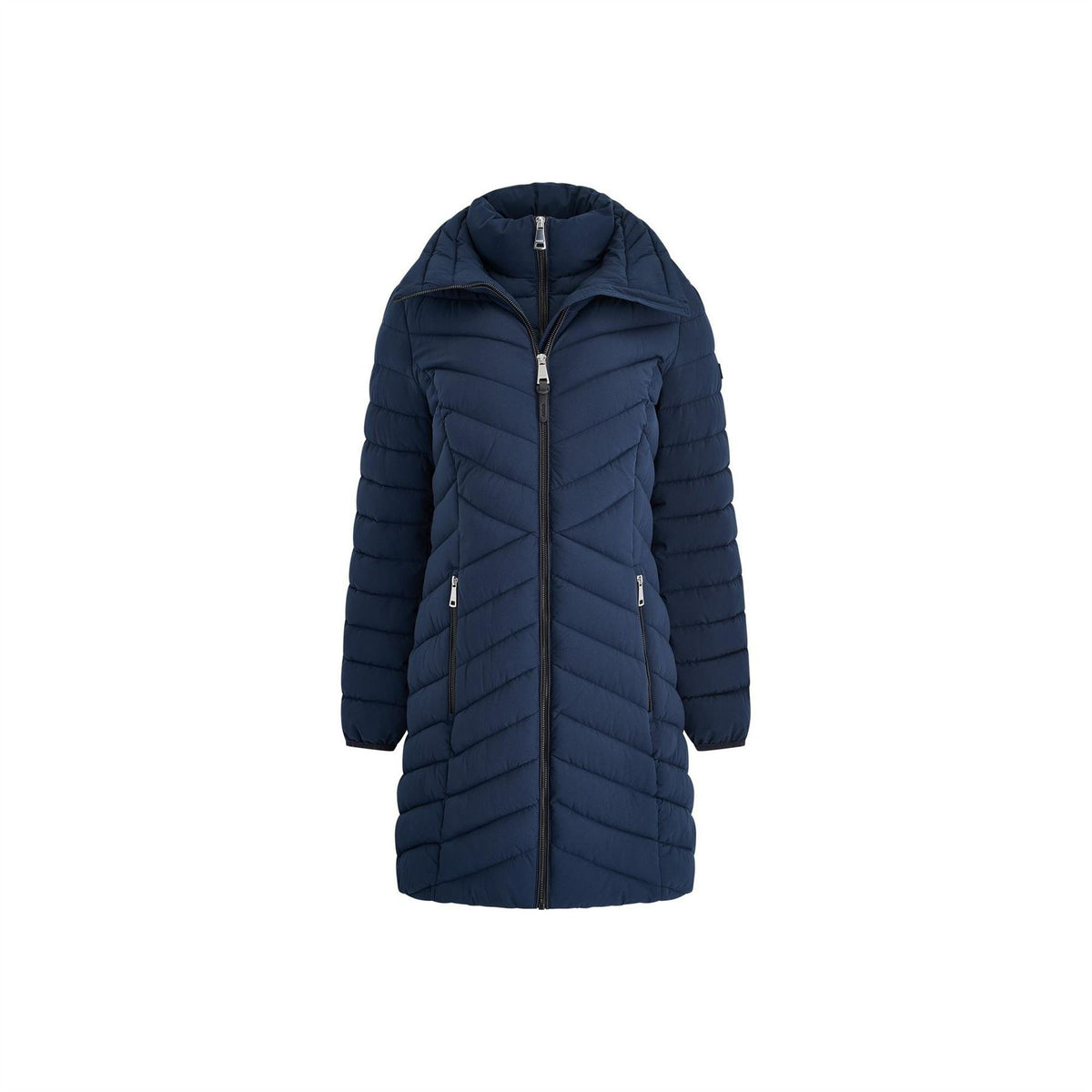 DKNY Double Zipped Medium Puffer Jacket