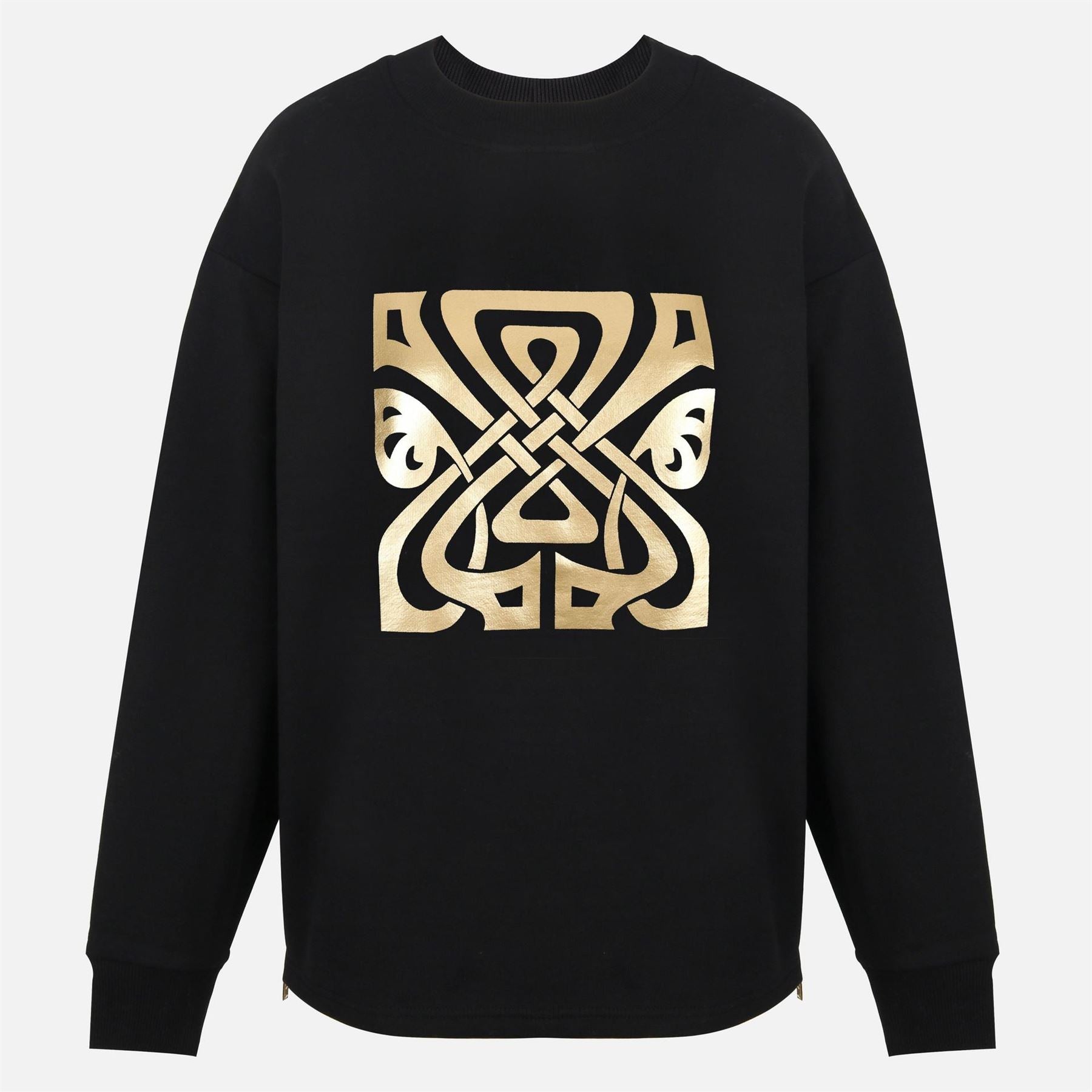 Biba Relaxed Fit Graphic Crew Neck Sweatshirt