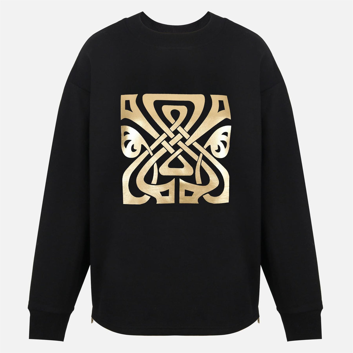 Biba Relaxed Fit Graphic Crew Neck Sweatshirt