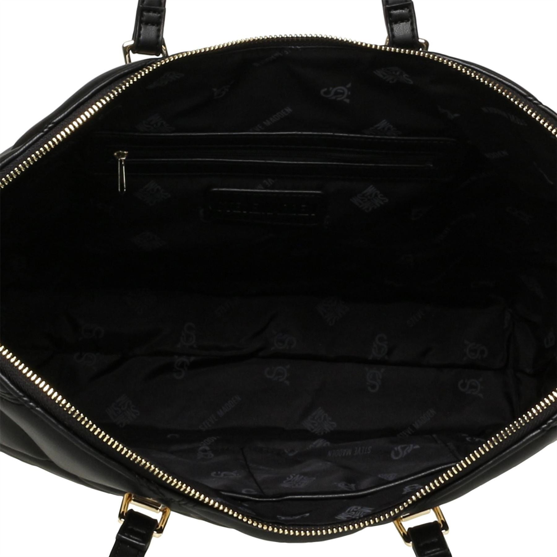 Steve Madden Bvuse Trapezoid Shape Quilted  Tote