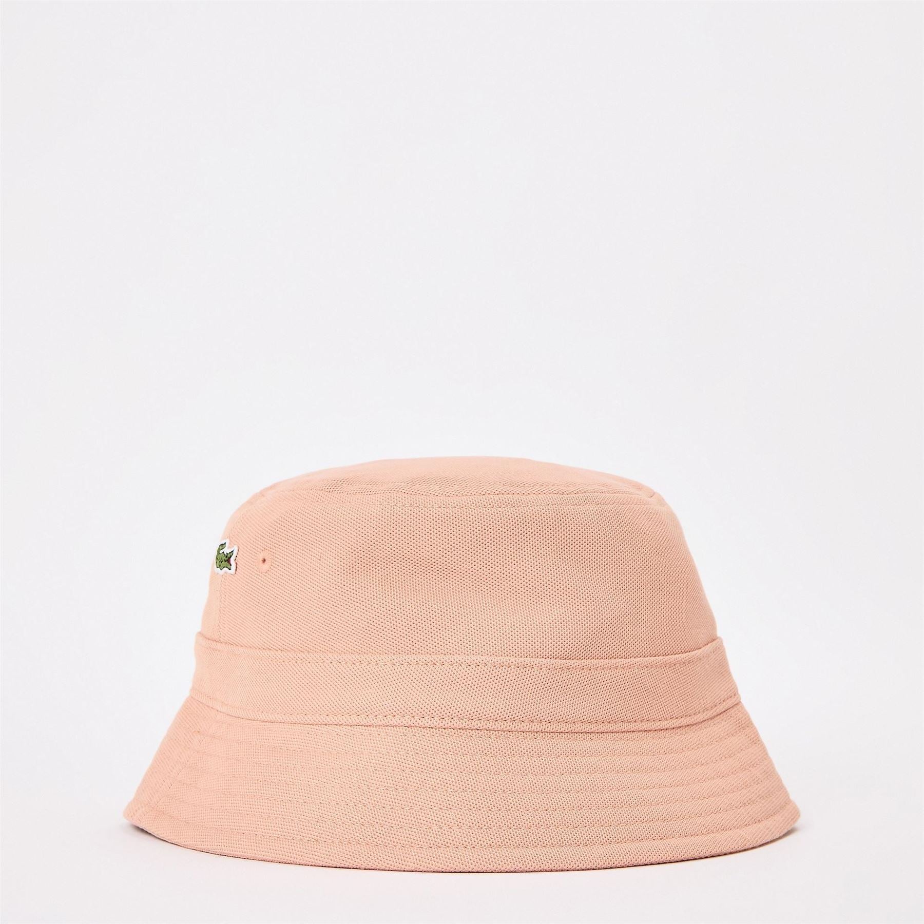 Lacoste Crocodile Logo Print Full Crown Bucket Hat