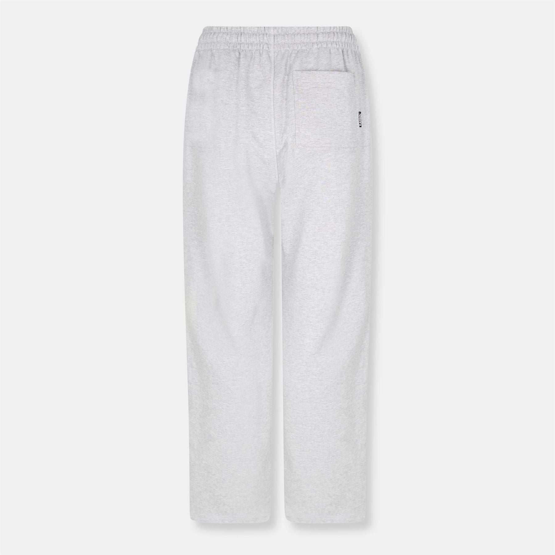 Kangol Wide Leg Closed Hem Jersey Joggers