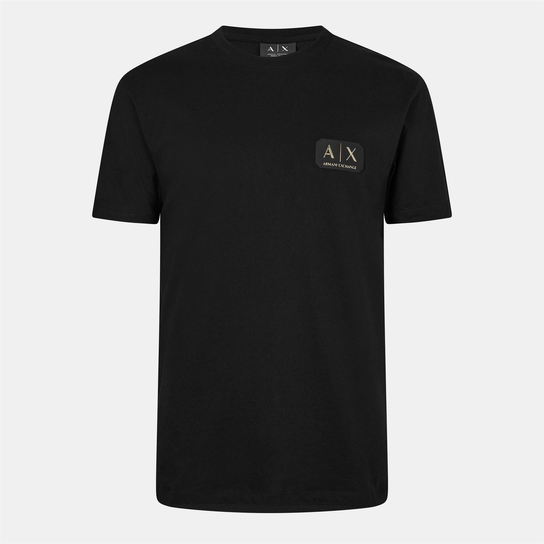 Armani Exchange Badge Crew Neck Short Sleeve Jersey T-Shirt