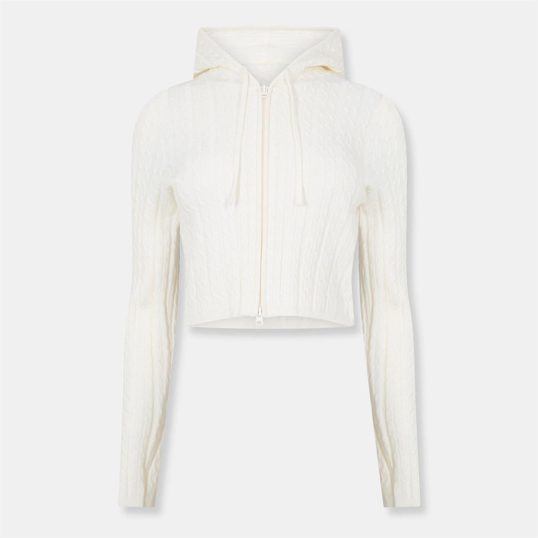 Jack Wills Full Zip Cable Knit Jumper