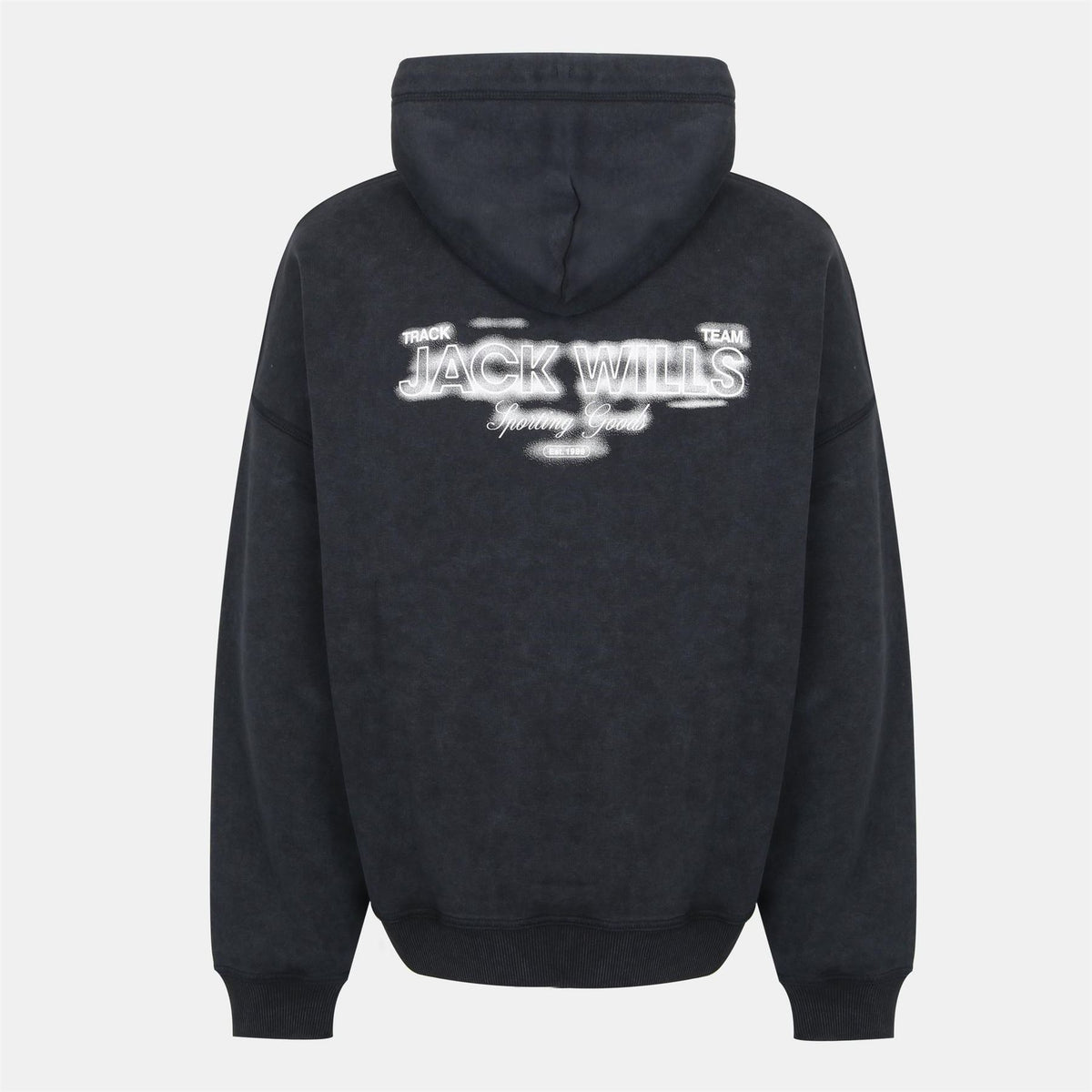 Jack Wills Script Cotton Long Sleeve Oversized Fit Hoodie