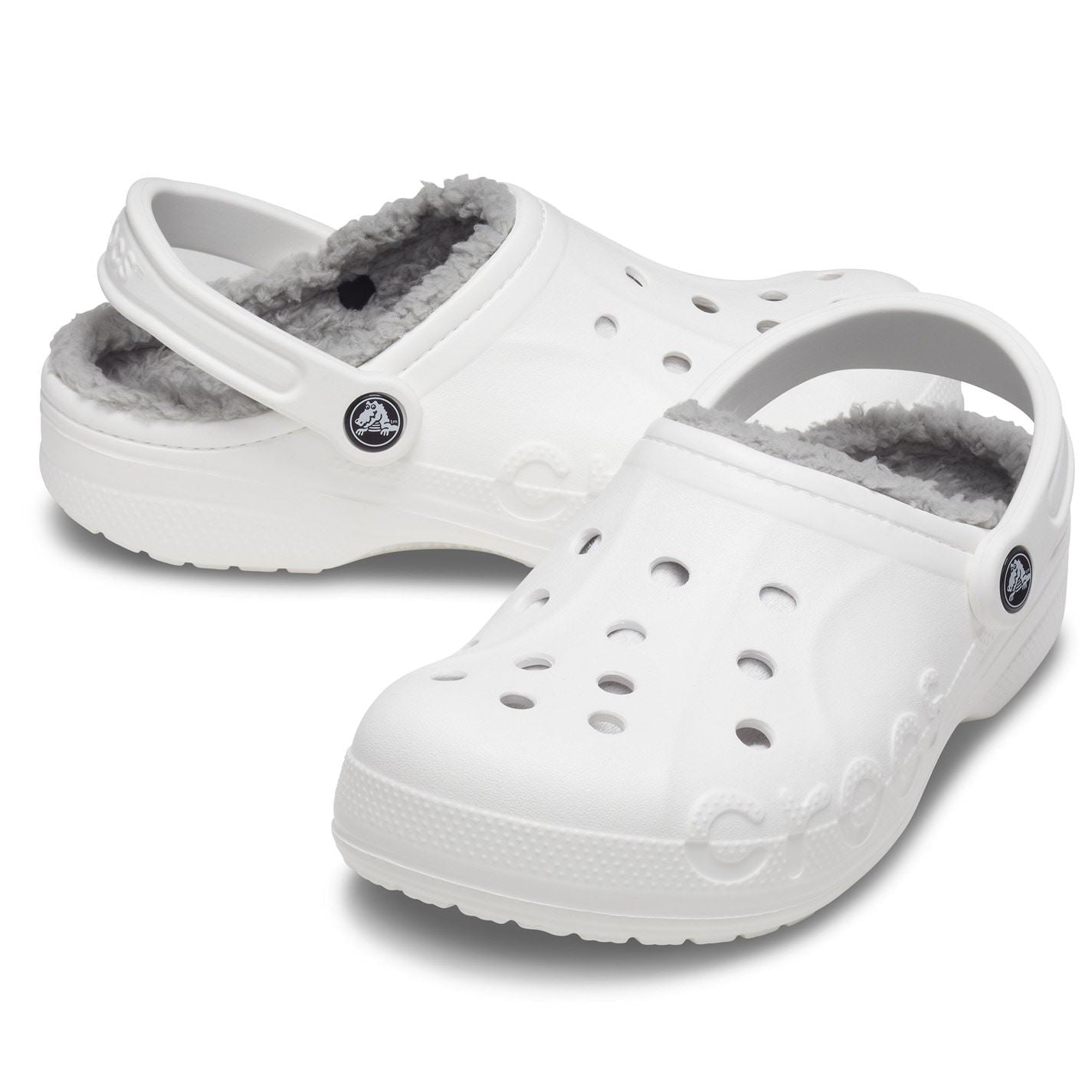 Crocs Baya Lined Flat Heel Mules