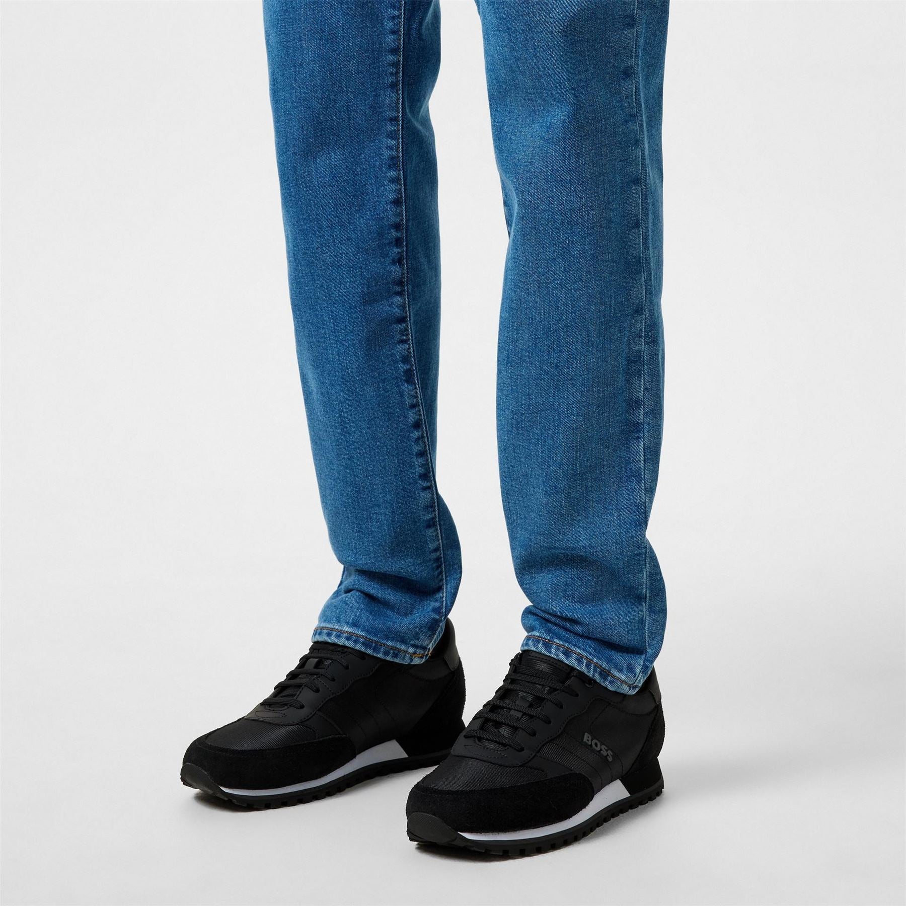 Boss Parkour Runners Textured Mesh Trainers