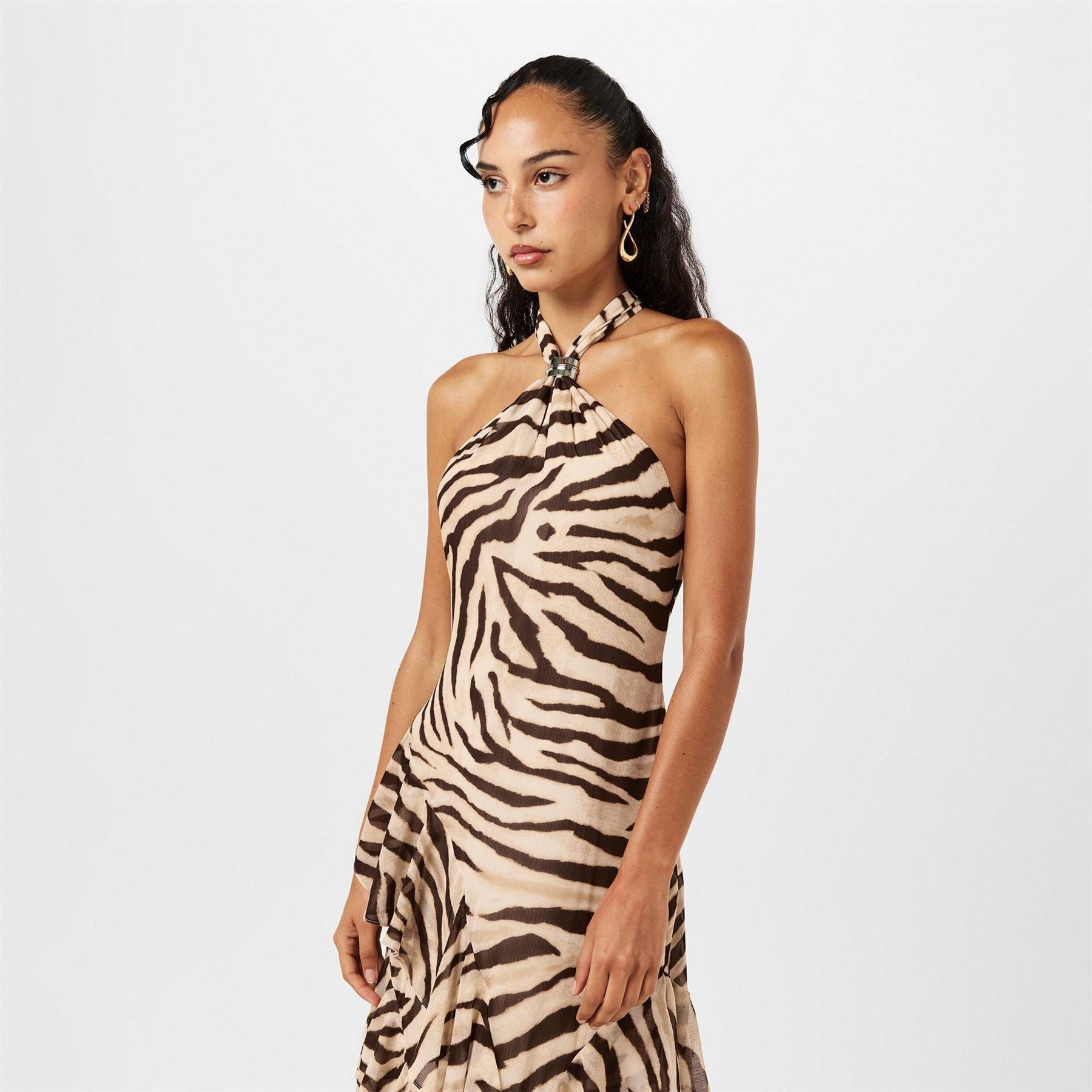 Lauren by Ralph Lauren Real Leather Haletta Ball Gown