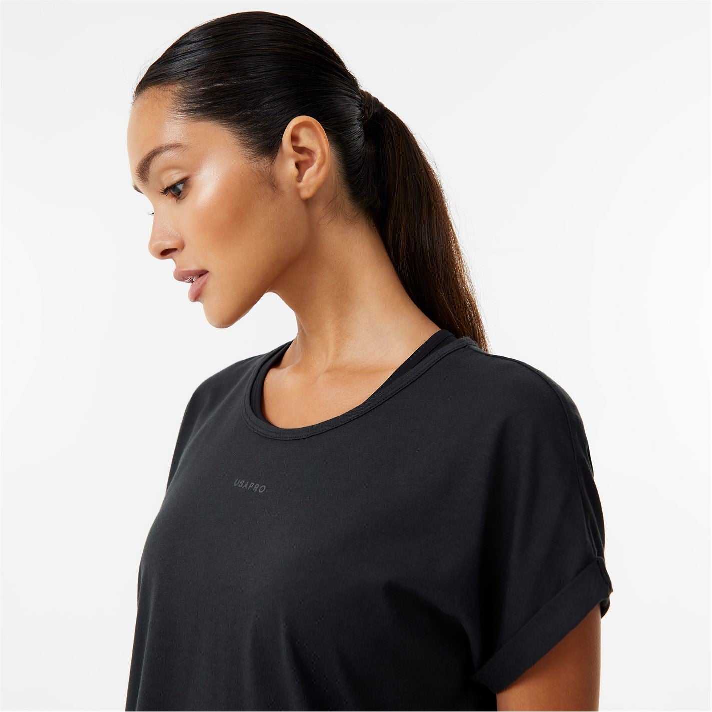 USA Pro Womens Short Sleeve Sports T-Shirt