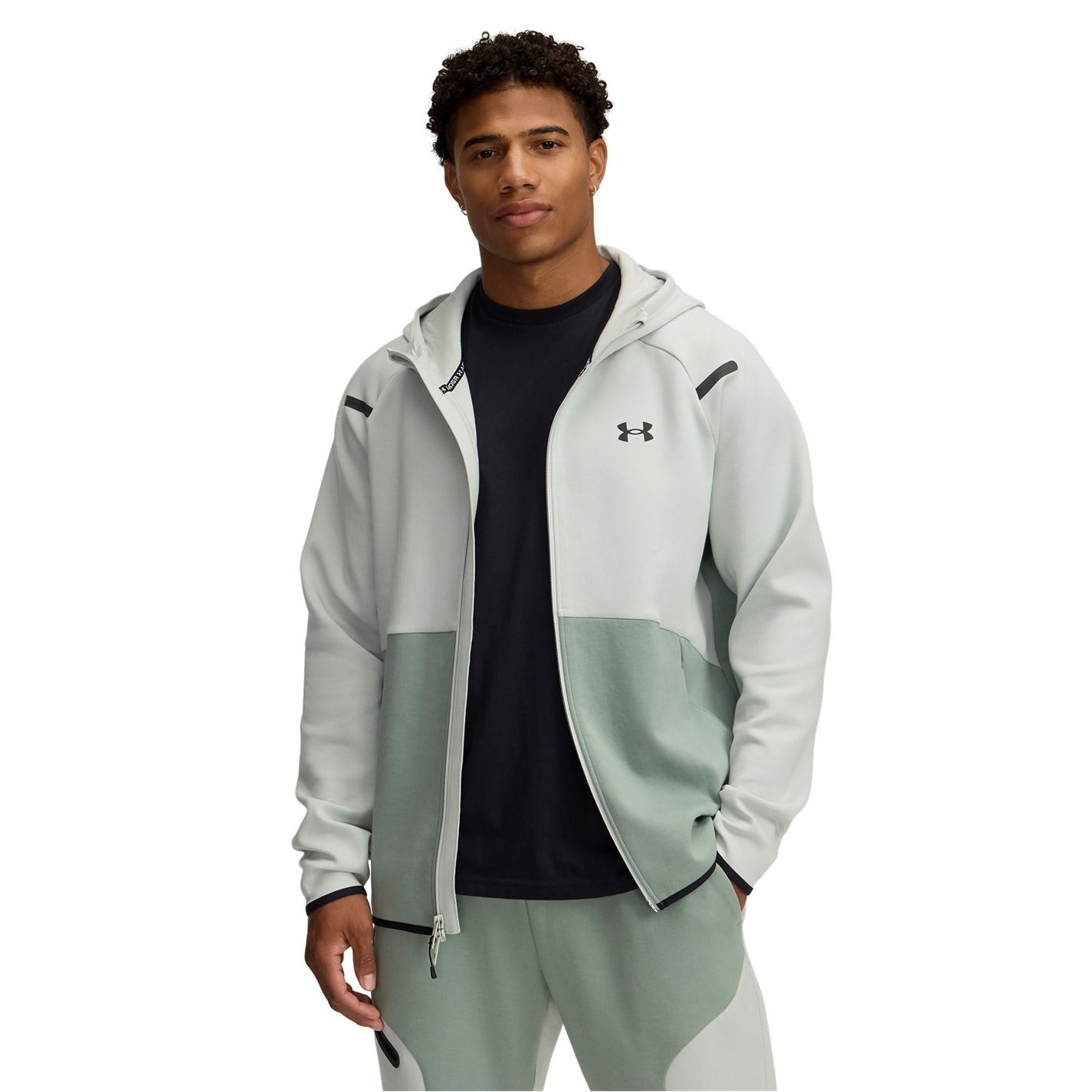 Under Armour Unstoppable Hooded Ribbed Cuff Sweat Jacket