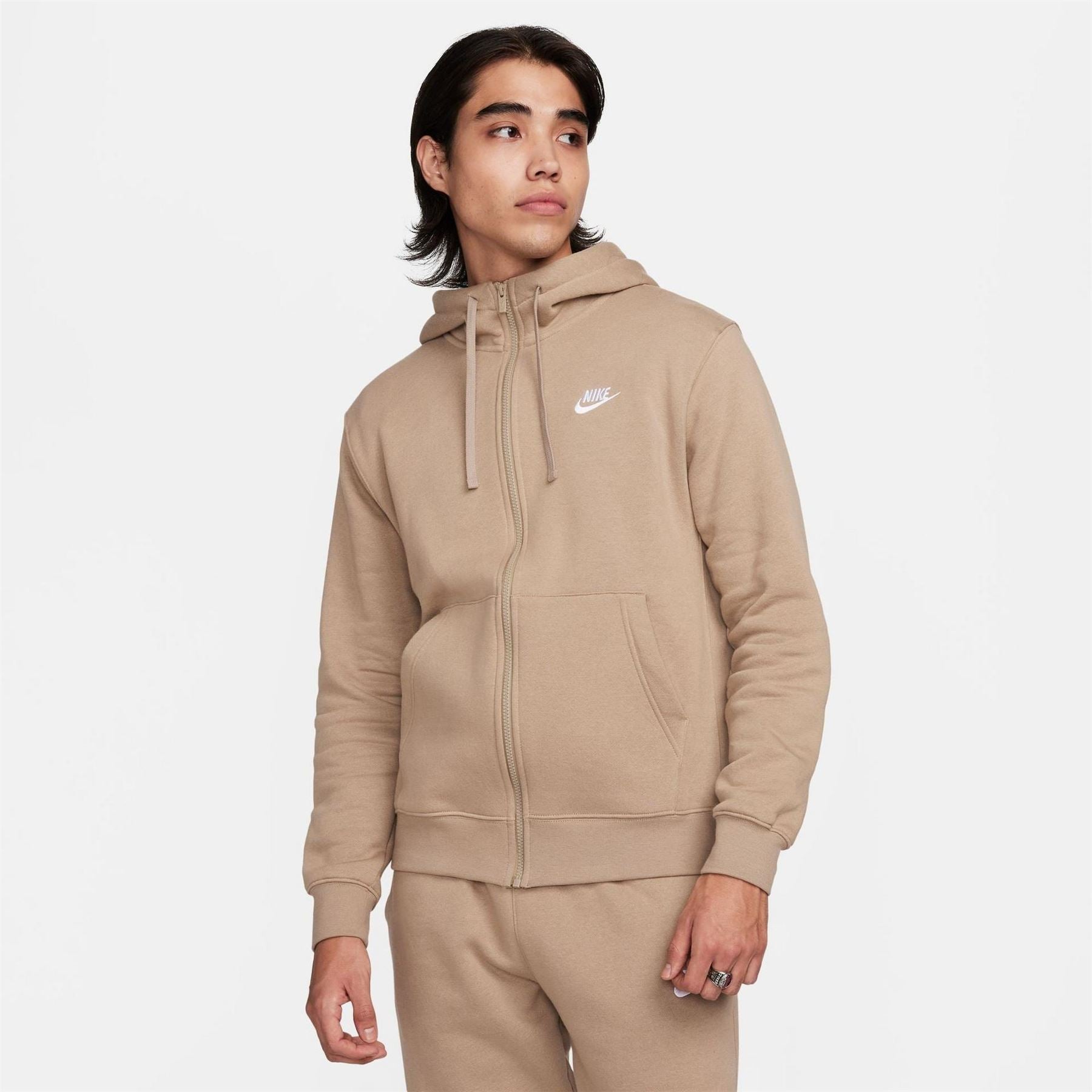 Nike Mens Sportswear Club Fleece Full Zip Hoodie