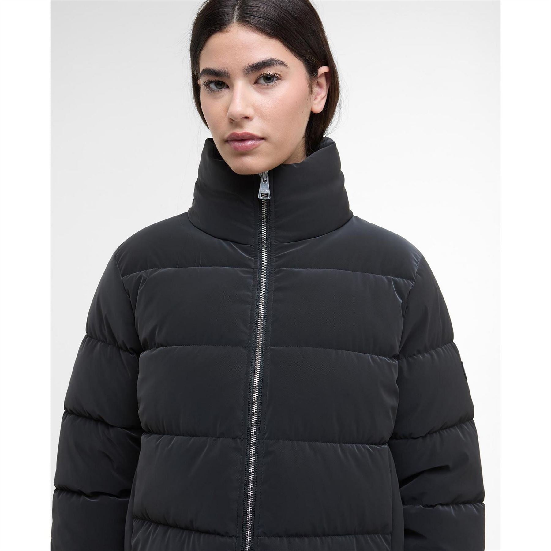 Barbour International Velvet Puffer Jacket