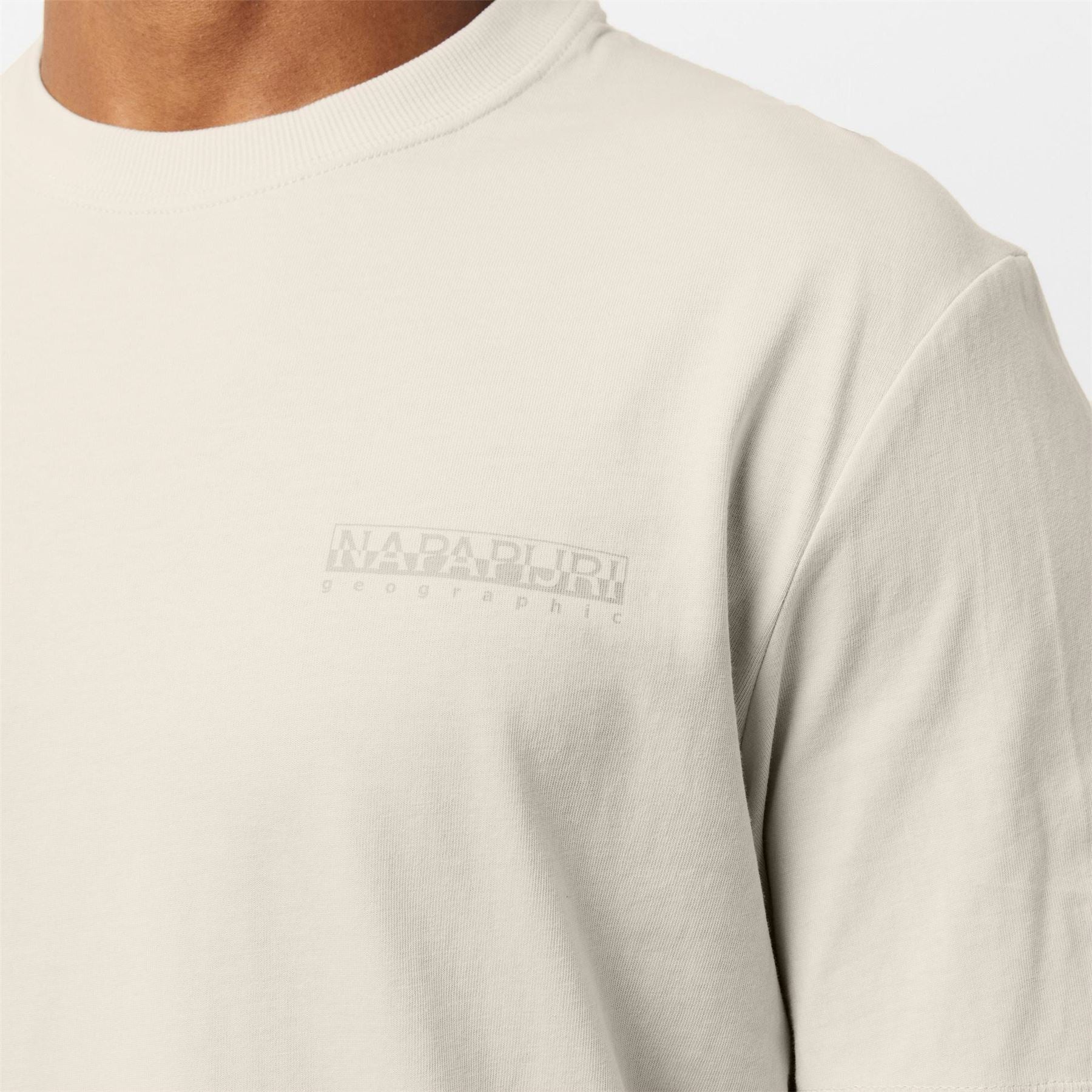 Napapijri Geographic Print Crew Neck Short Sleeve T-Shirt