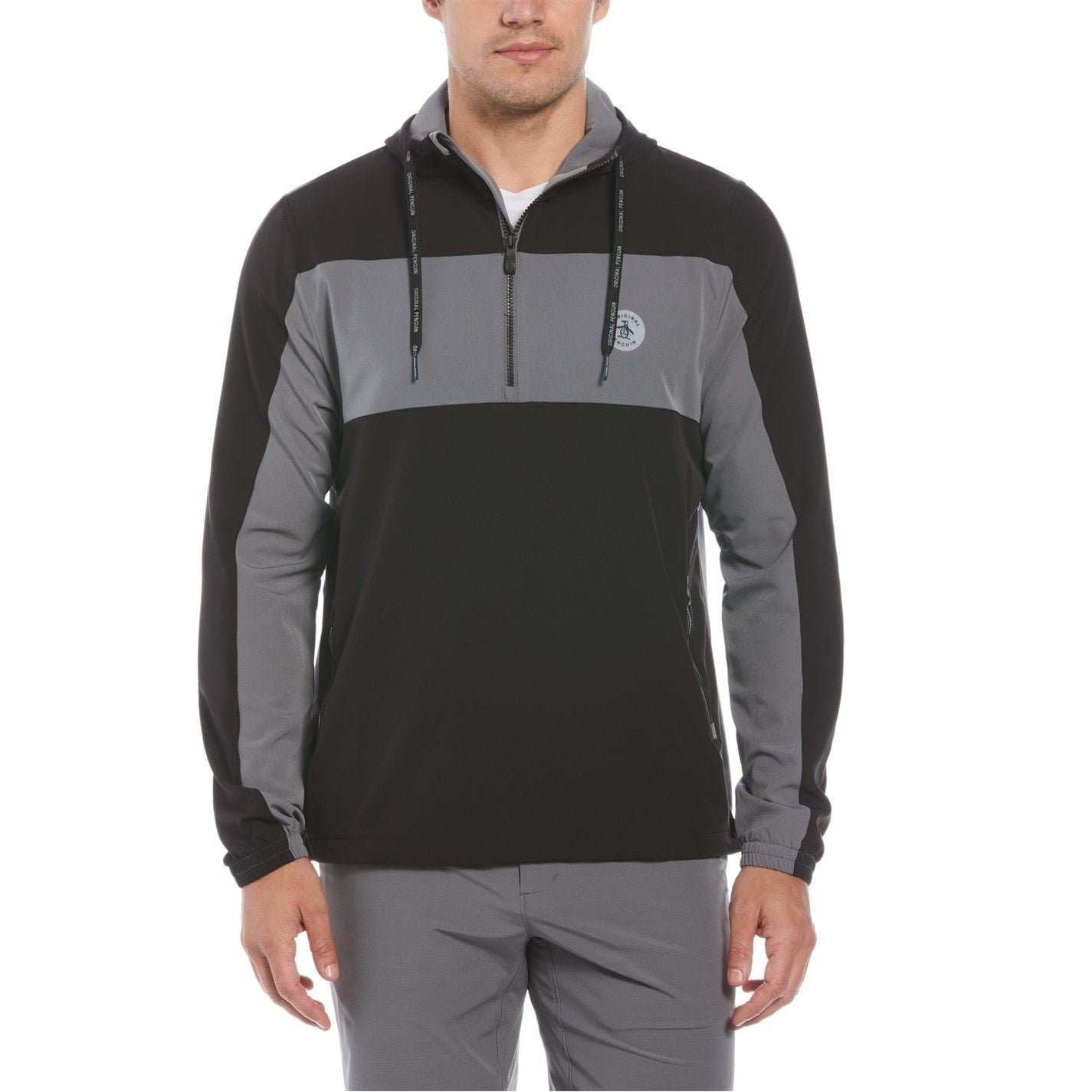 Original Penguin Golf Hooded Windbreaker Relaxed Fit Jacket