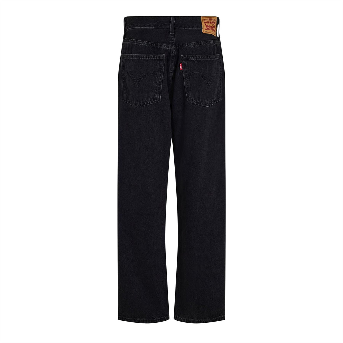 Levis 501 Cropped Mid Rise Cotton Straight Leg Jeans