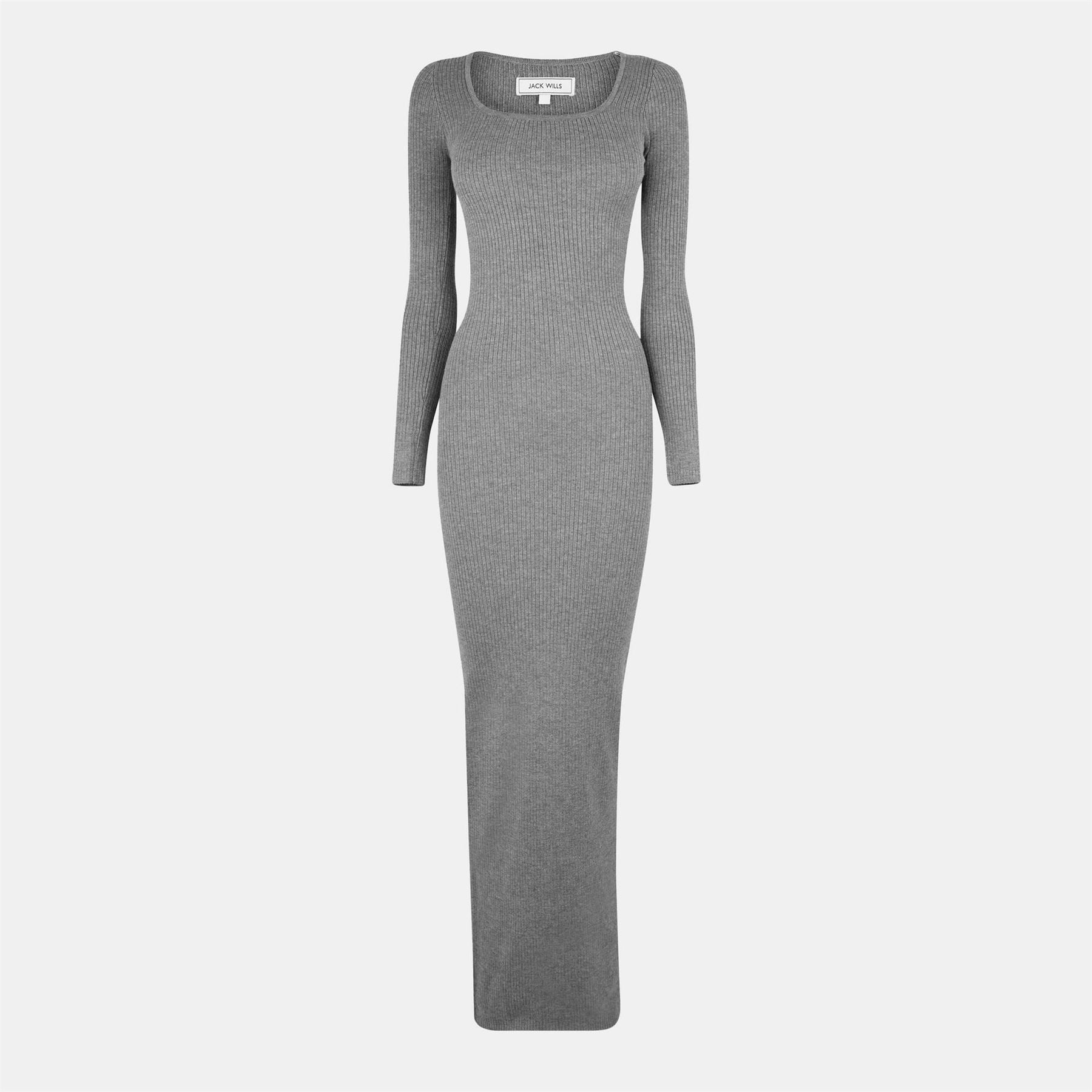 Jack Wills Jw Square Neck Maxi Knitted Jumper Dress