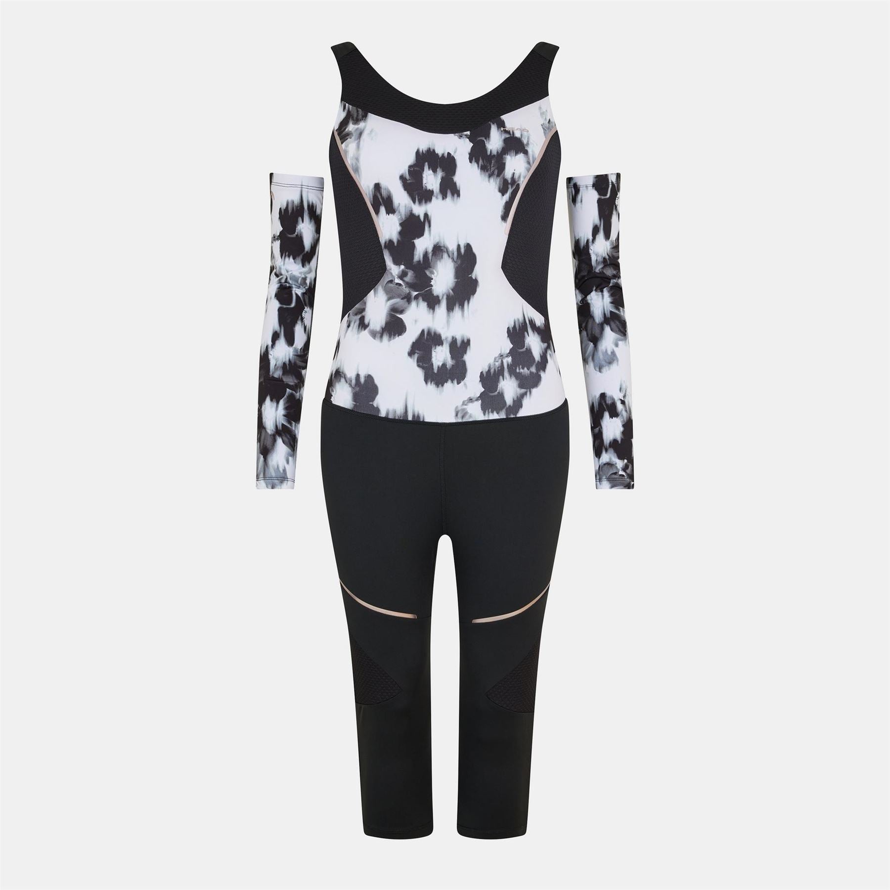 HEAD Scoop Neck Long Sleeve Abstract Patterned Skisuit