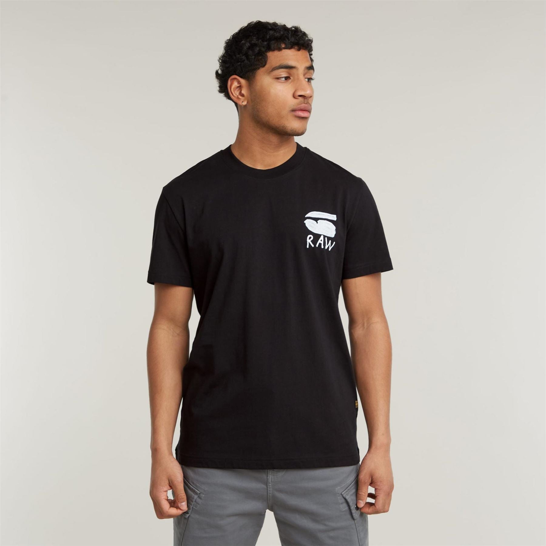 G Star Burger Back Print Regular Fit T-Shirt