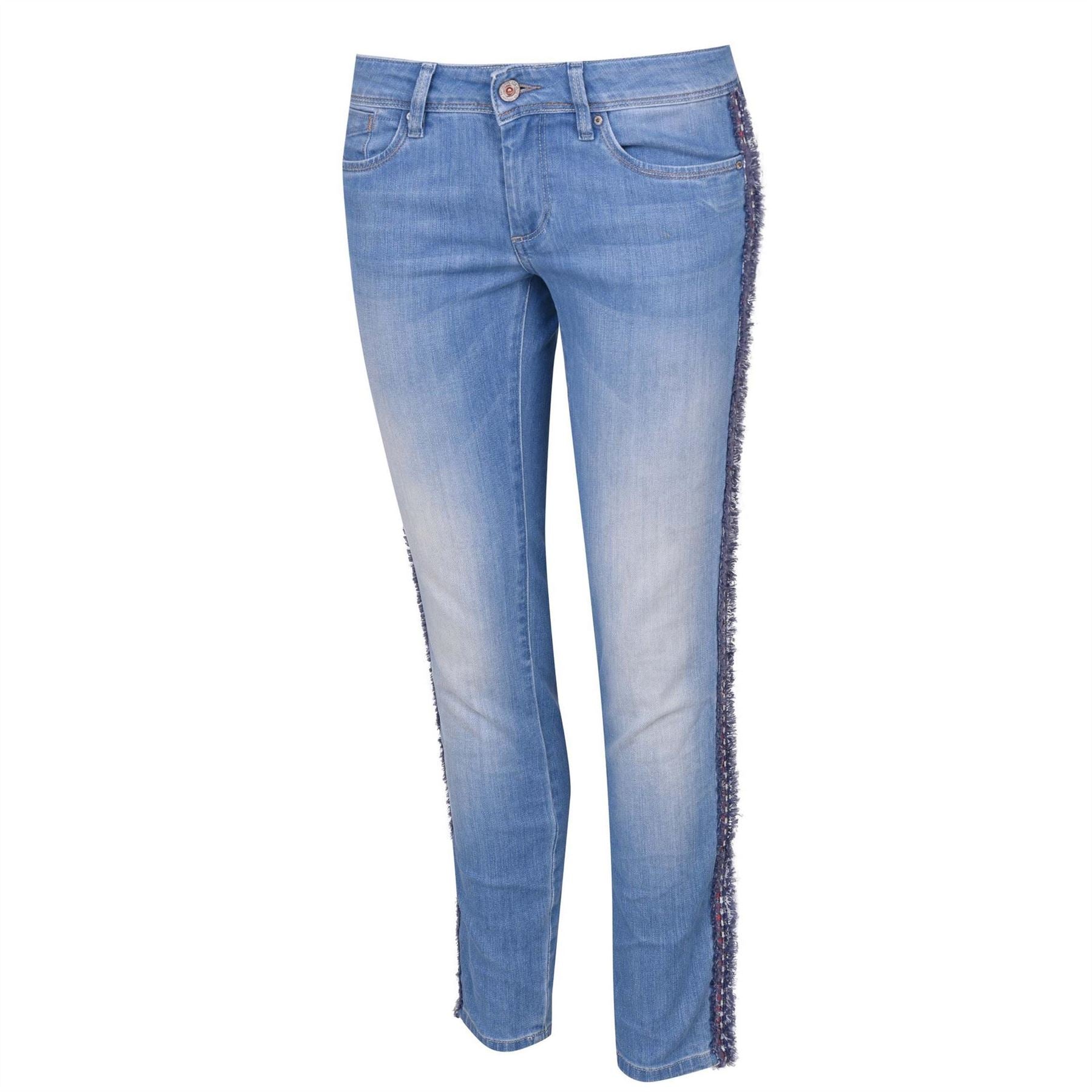 Salsa Shape Enchancing Capri With Stripe Detail