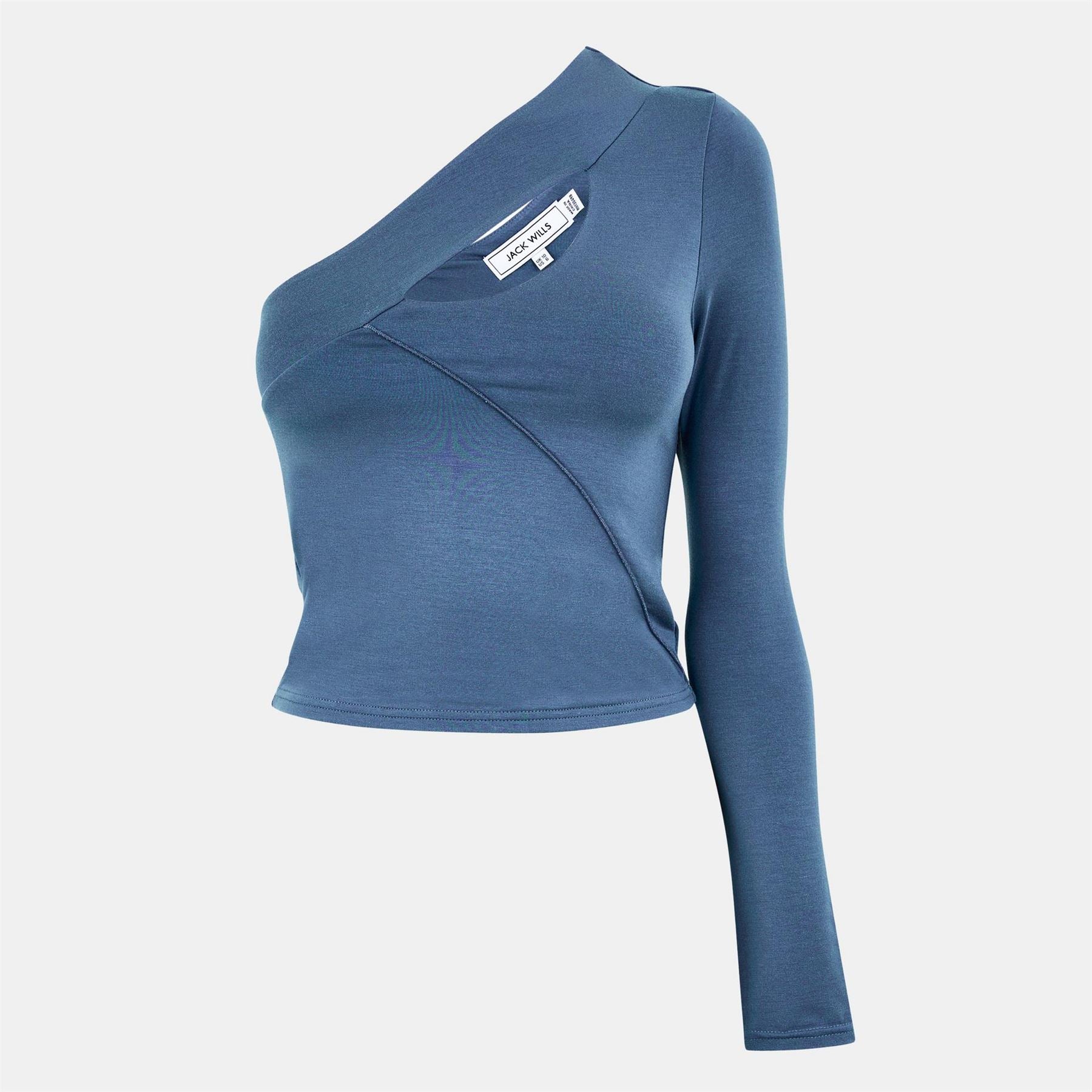 Jack Wills Jw Asymmetrical Cut Out Long Sleeve T-Shirt