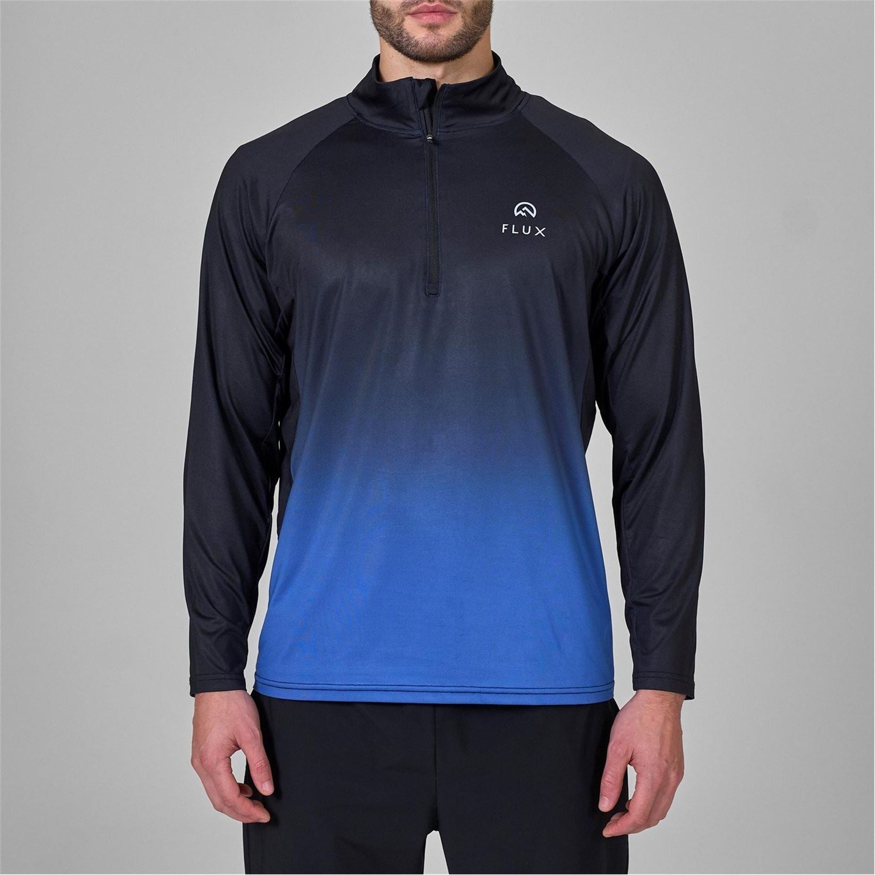 Flux Active Mens Gradient Quarter Zip