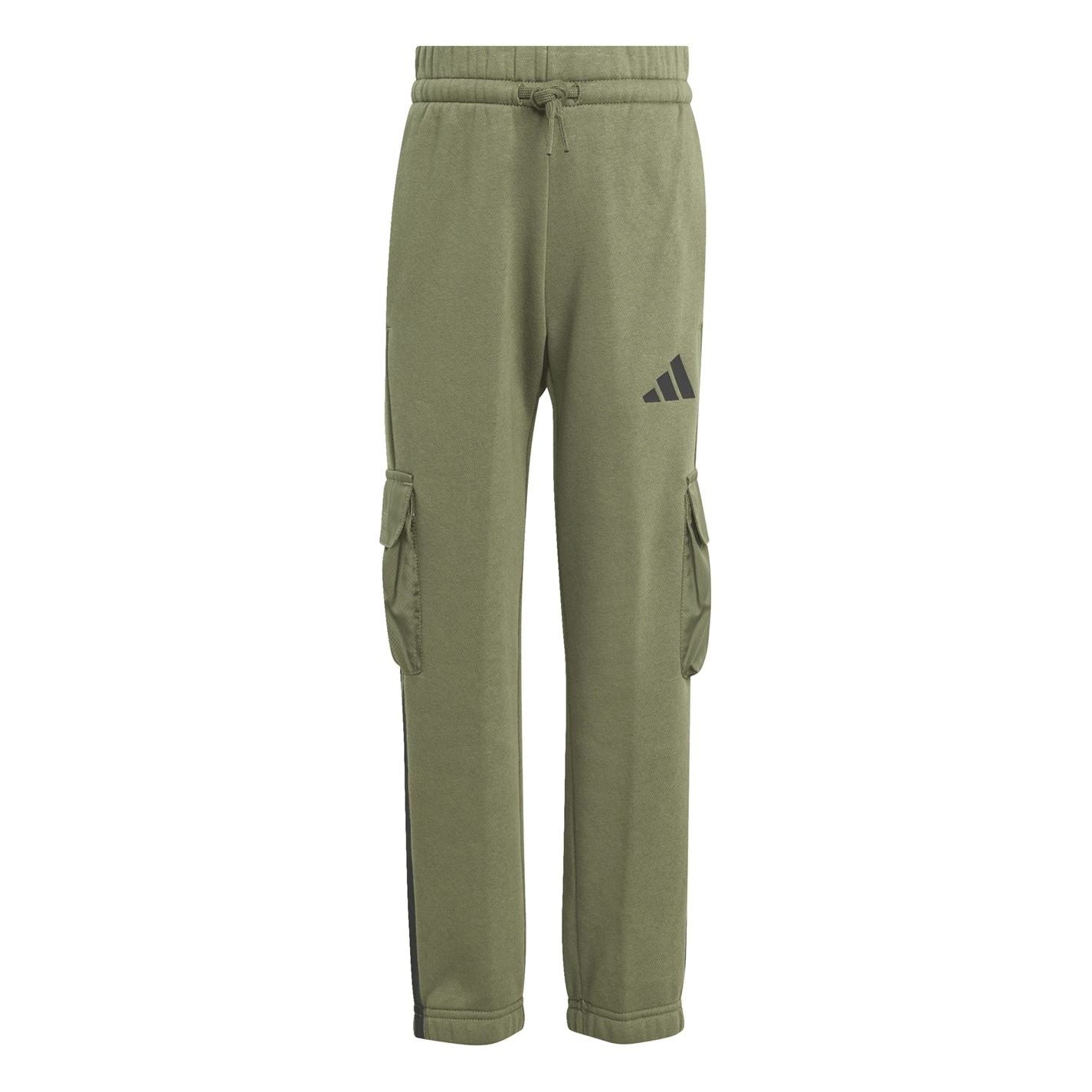 adidas Utility Solid Patterned Straight Cargo Pants
