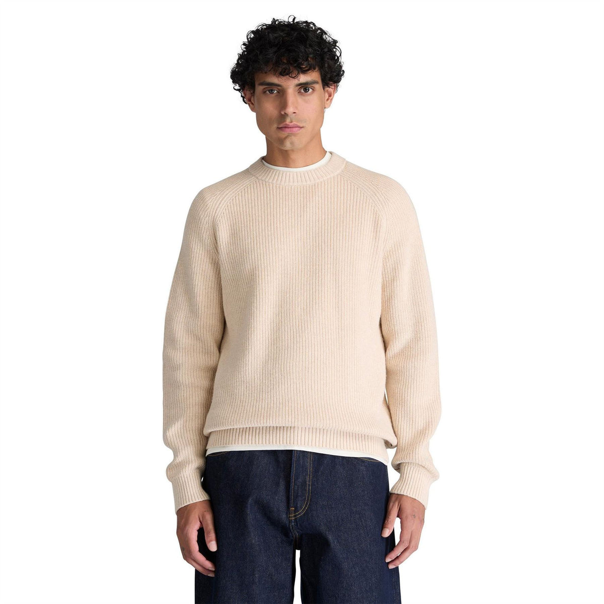 Timberland Ragland Cotton Long Sleeve Crew Neck Sweatshirt