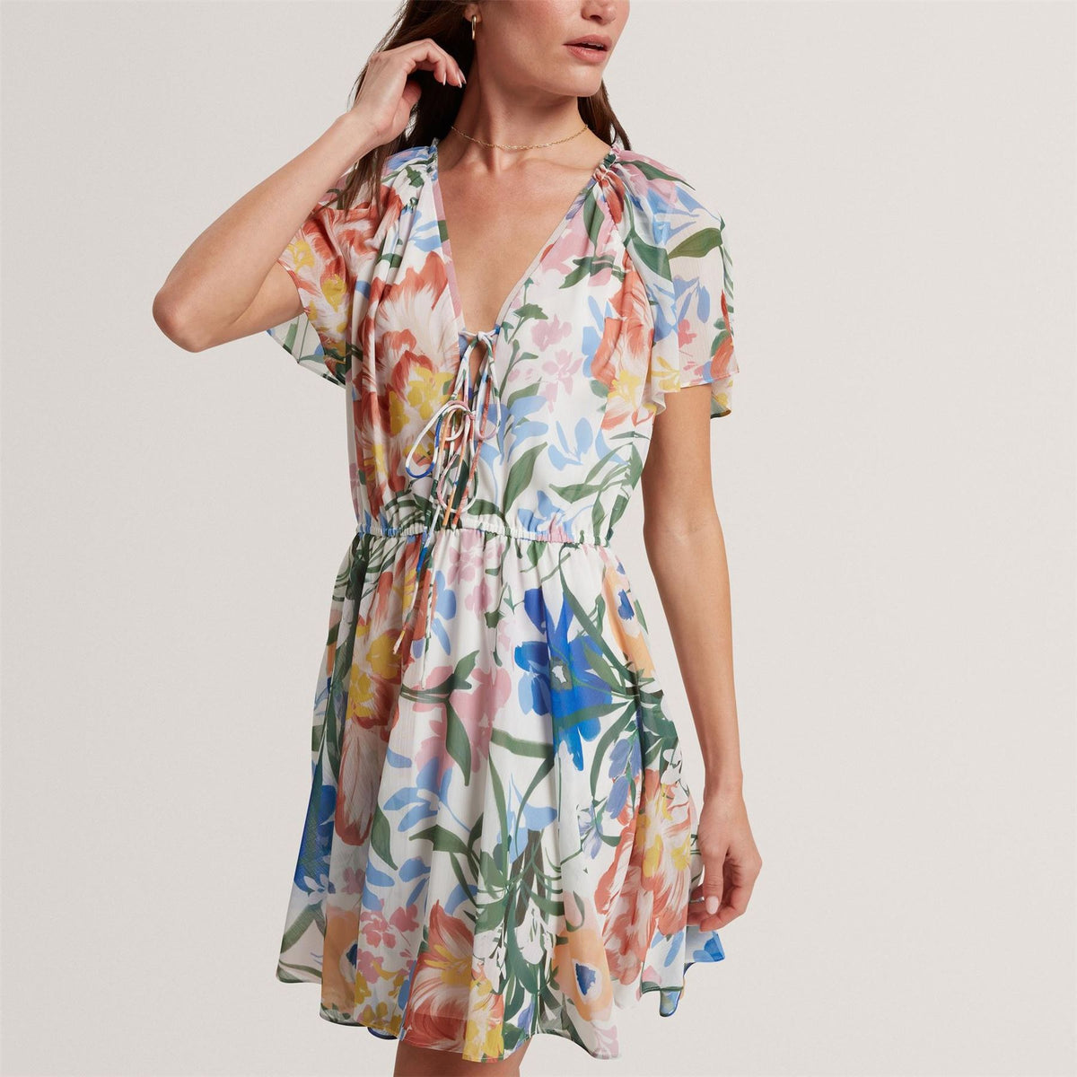 Ted Baker Baker Print Midi Dress