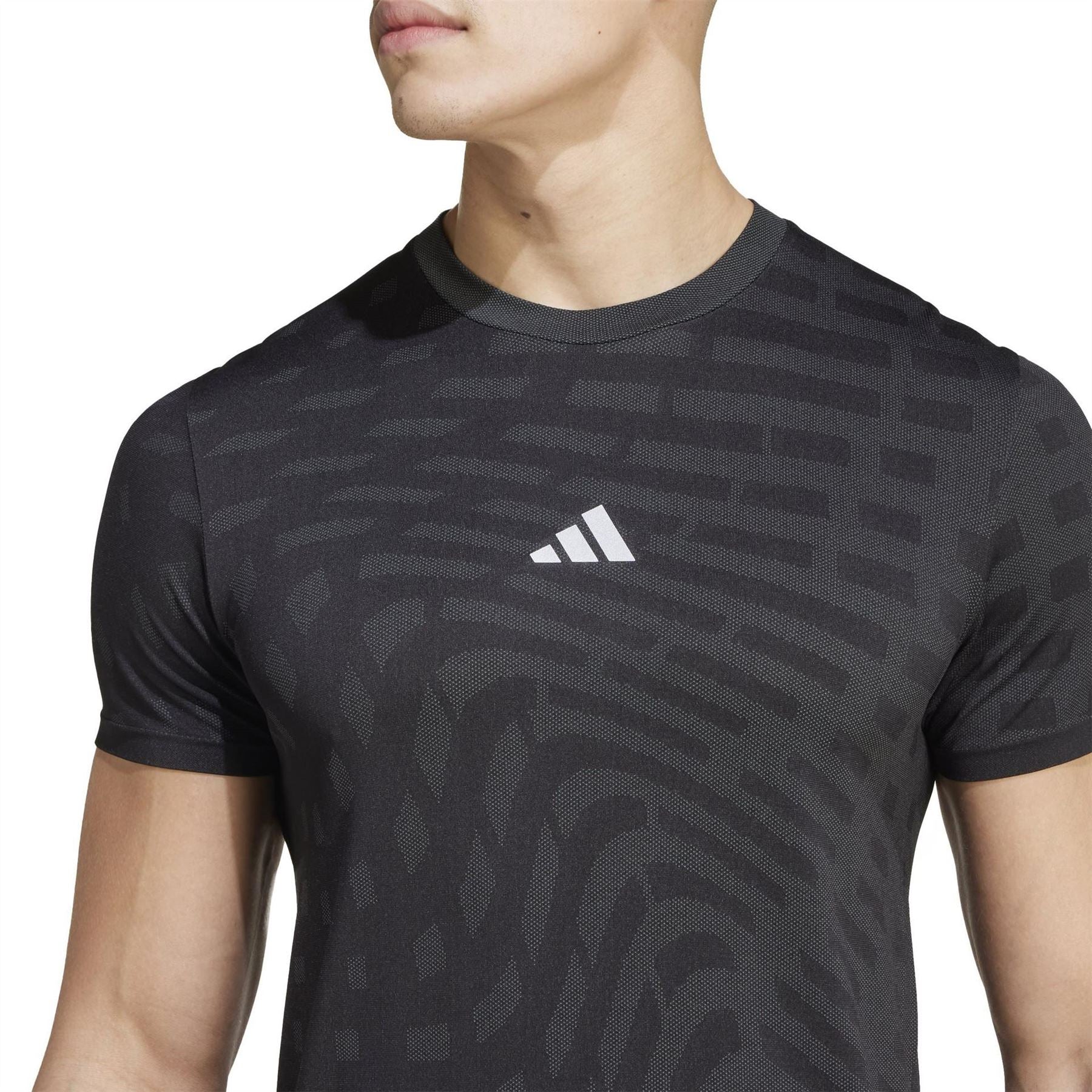 adidas Seamless Slim Fit Crew Neck T-Shirt