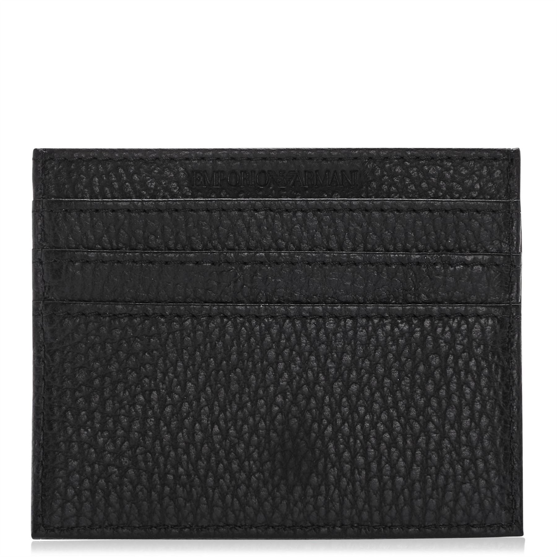 Emporio Armani Word Logo Card Holder