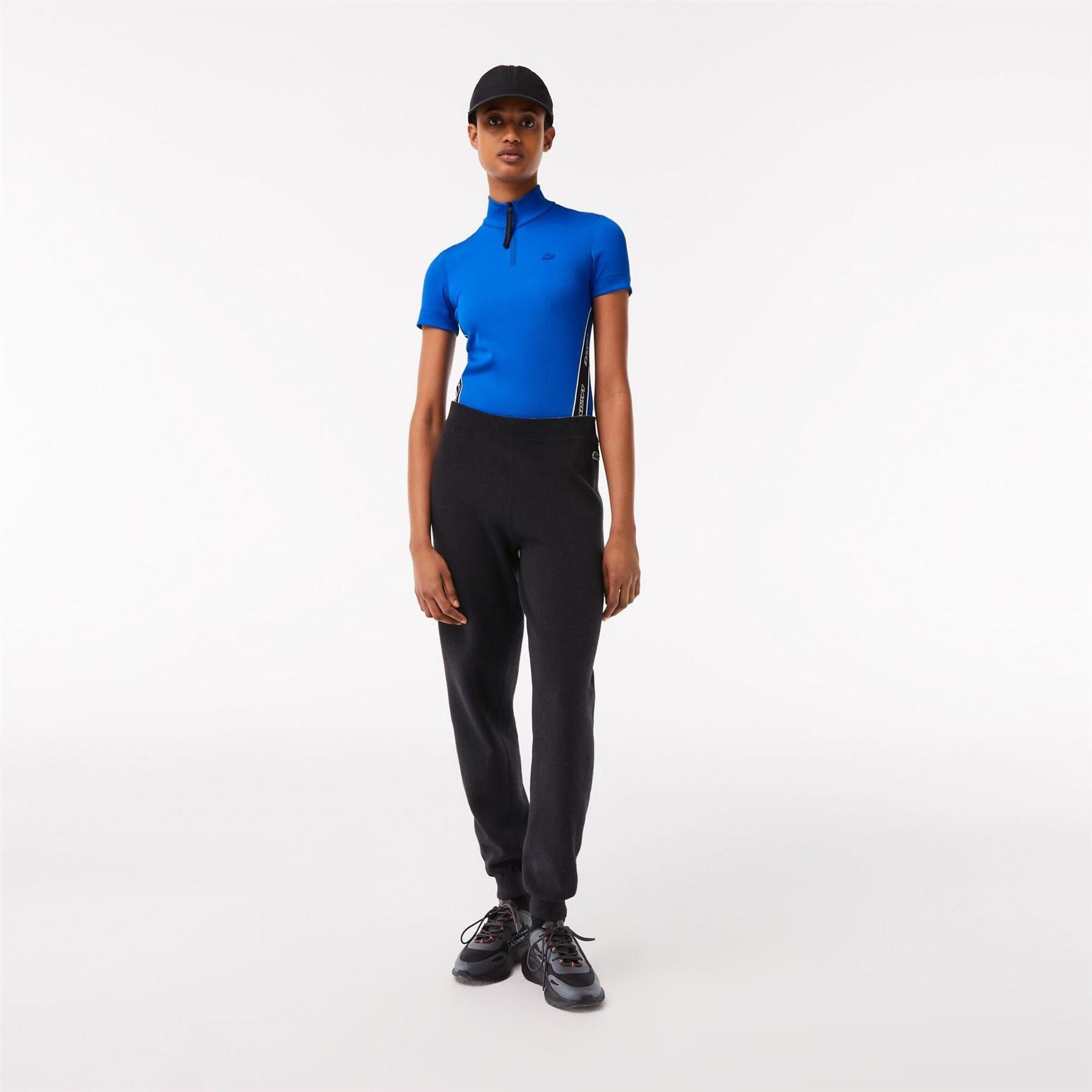 Lacoste Ribbed Collar Short Sleeve Polo Shirt