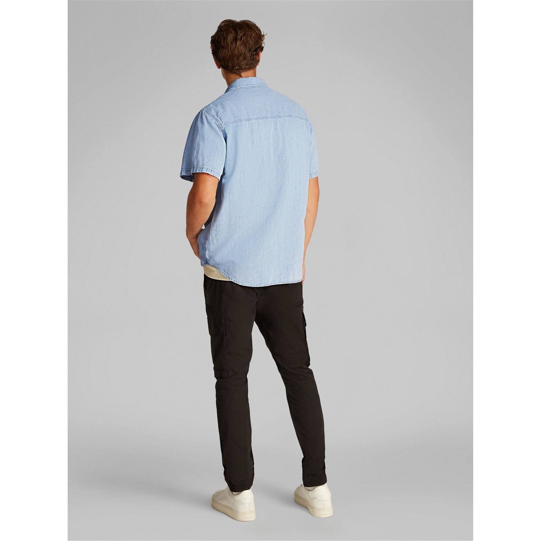 Calvin Klein Jeans Regular Fit Short Sleeve Denim Shirt