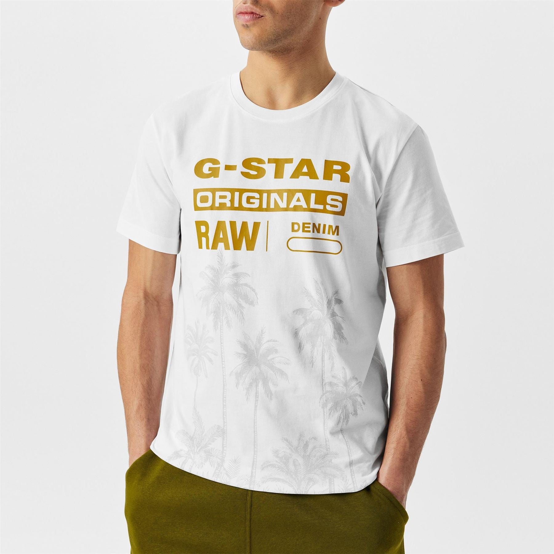 G Star Regular Fit Crew Neck T-Shirt