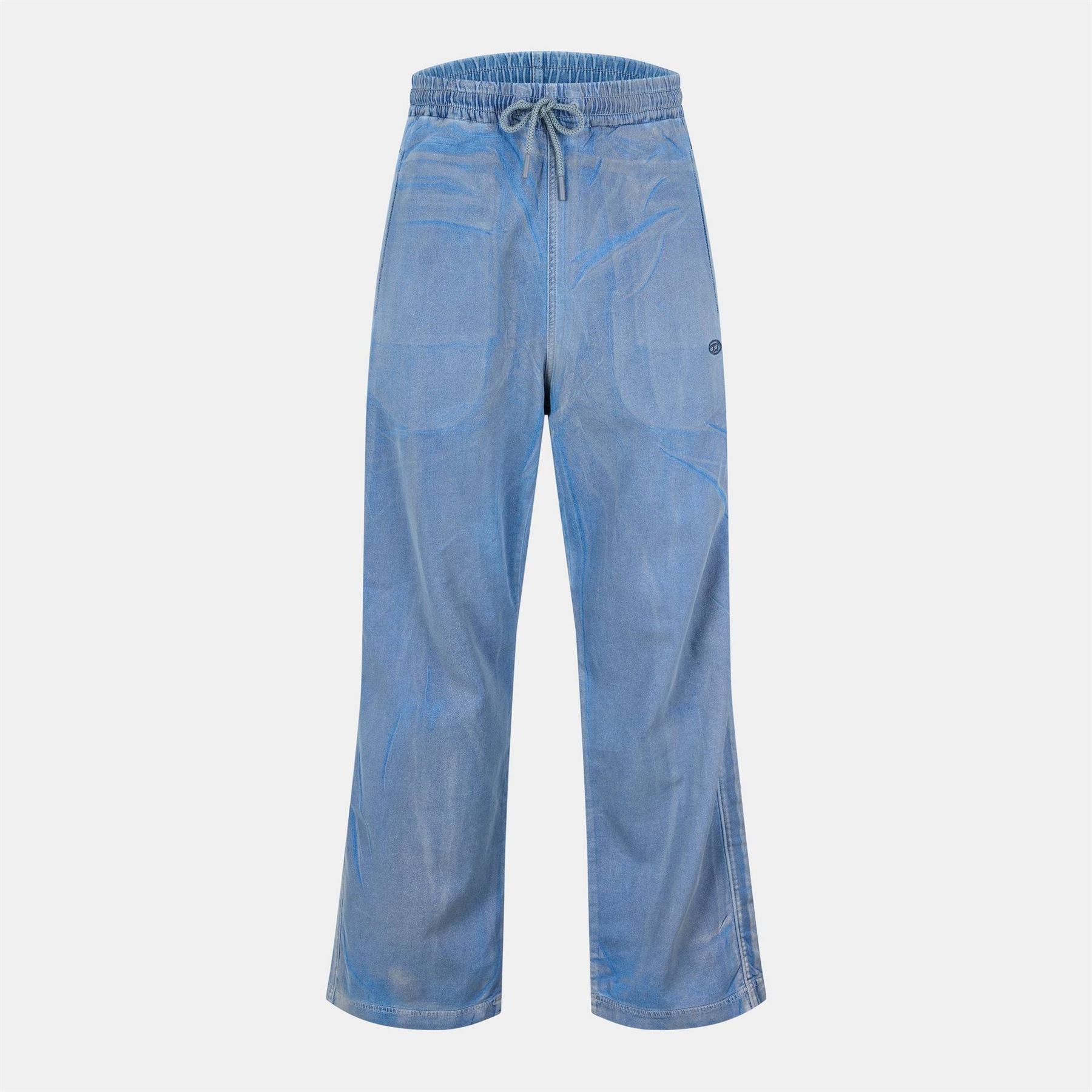 Diesel Wide Leg Relaxed Fit Jeans