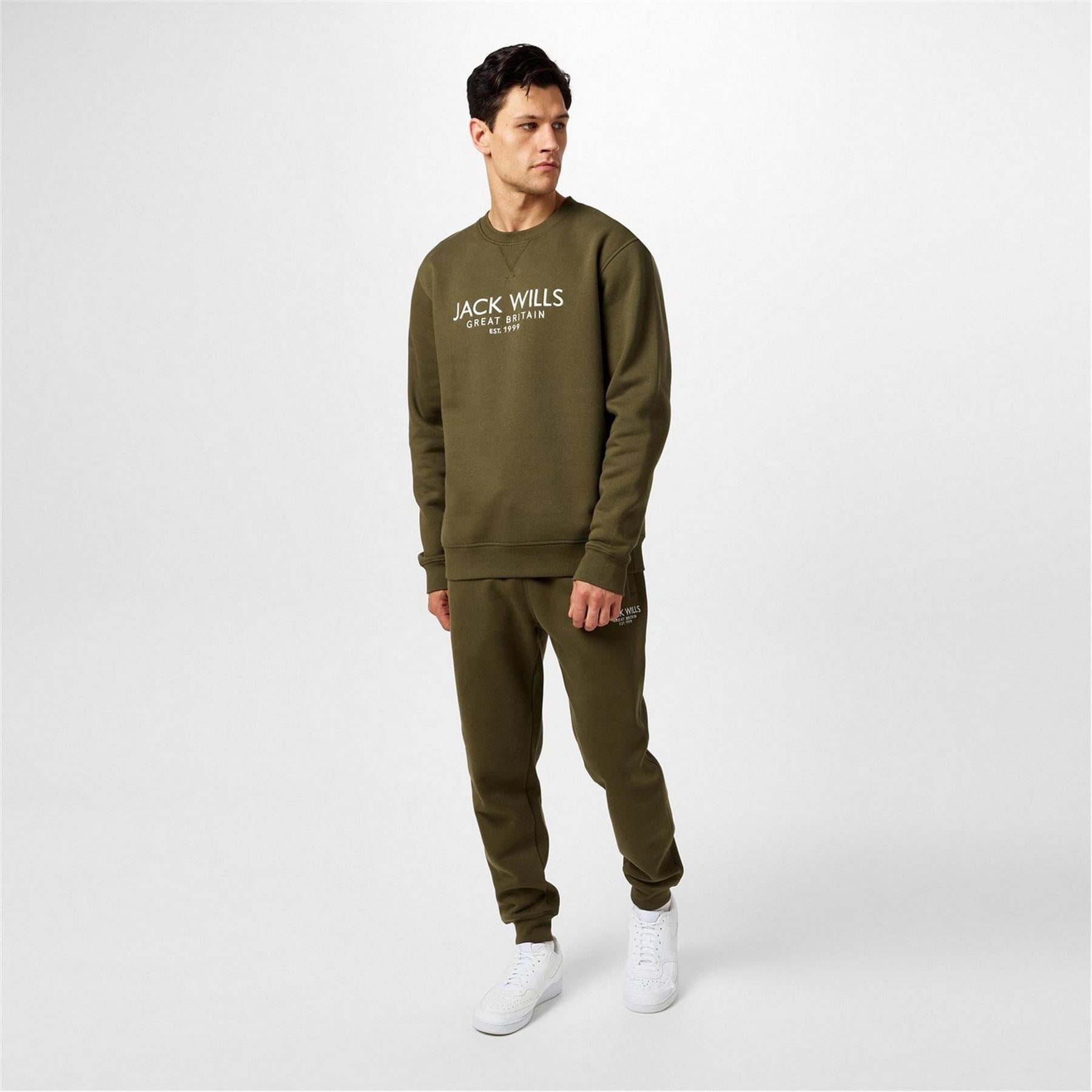 Jack Wills Belvue Graphic Logo Crew Neck Sweatshirt