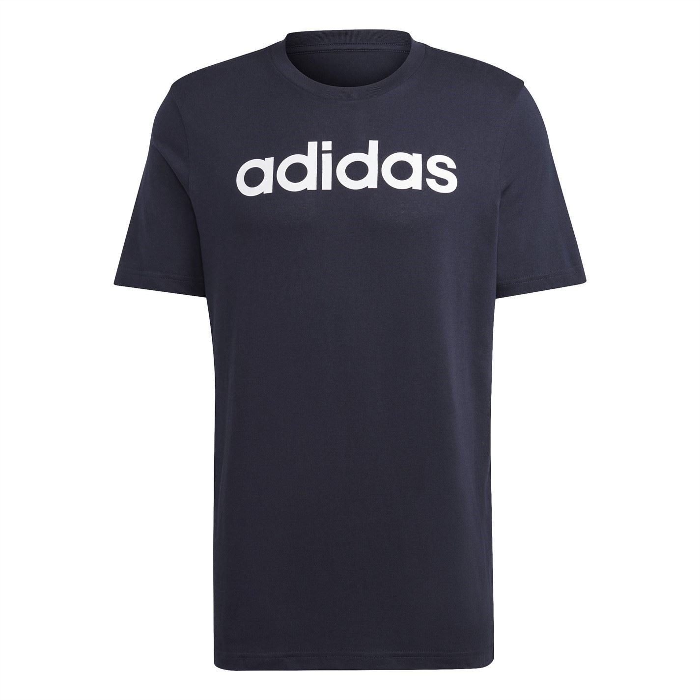 adidas Mens Essentials Single Jersey Logo T-Shirt