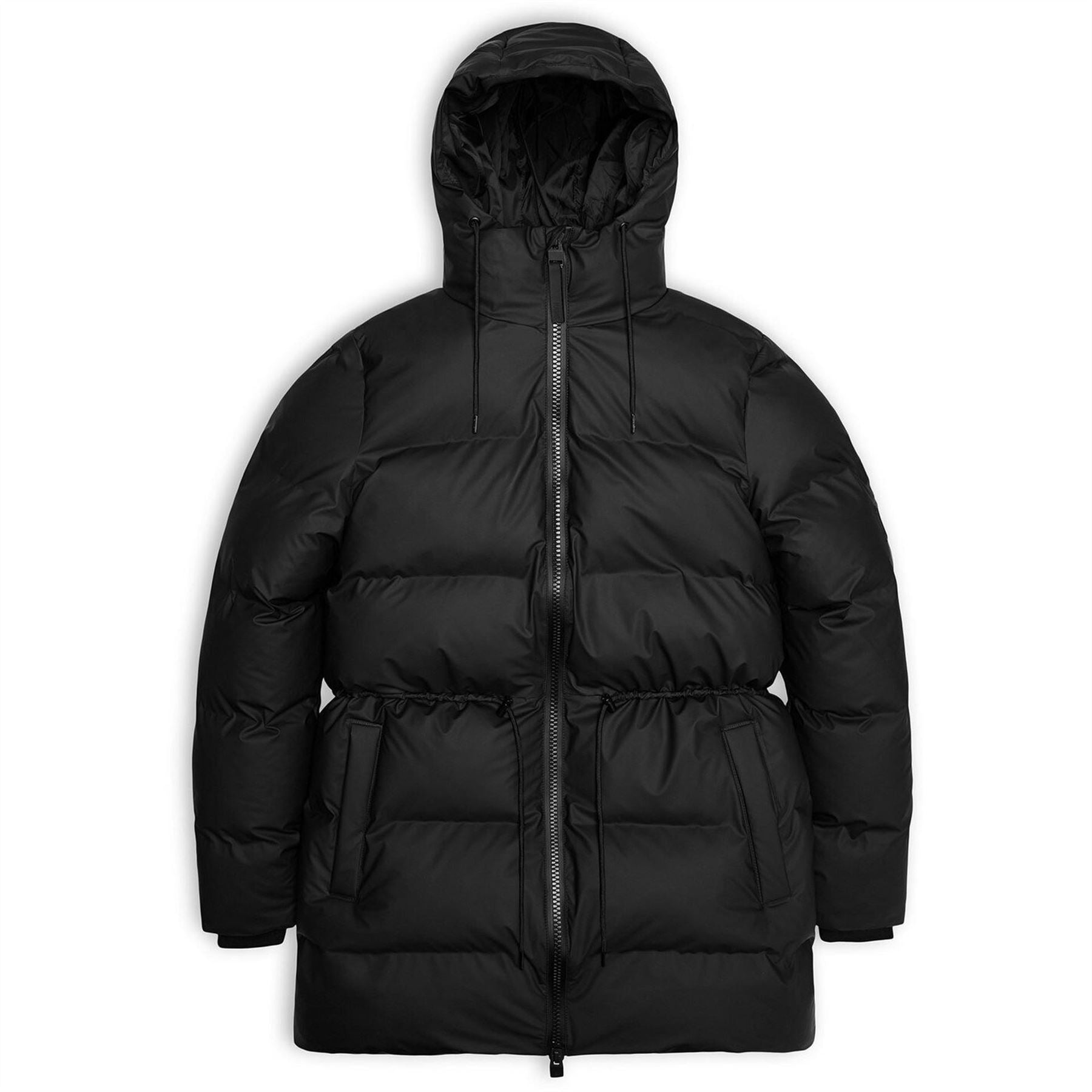 Rains Alta Hooded Long Puffer Jacket