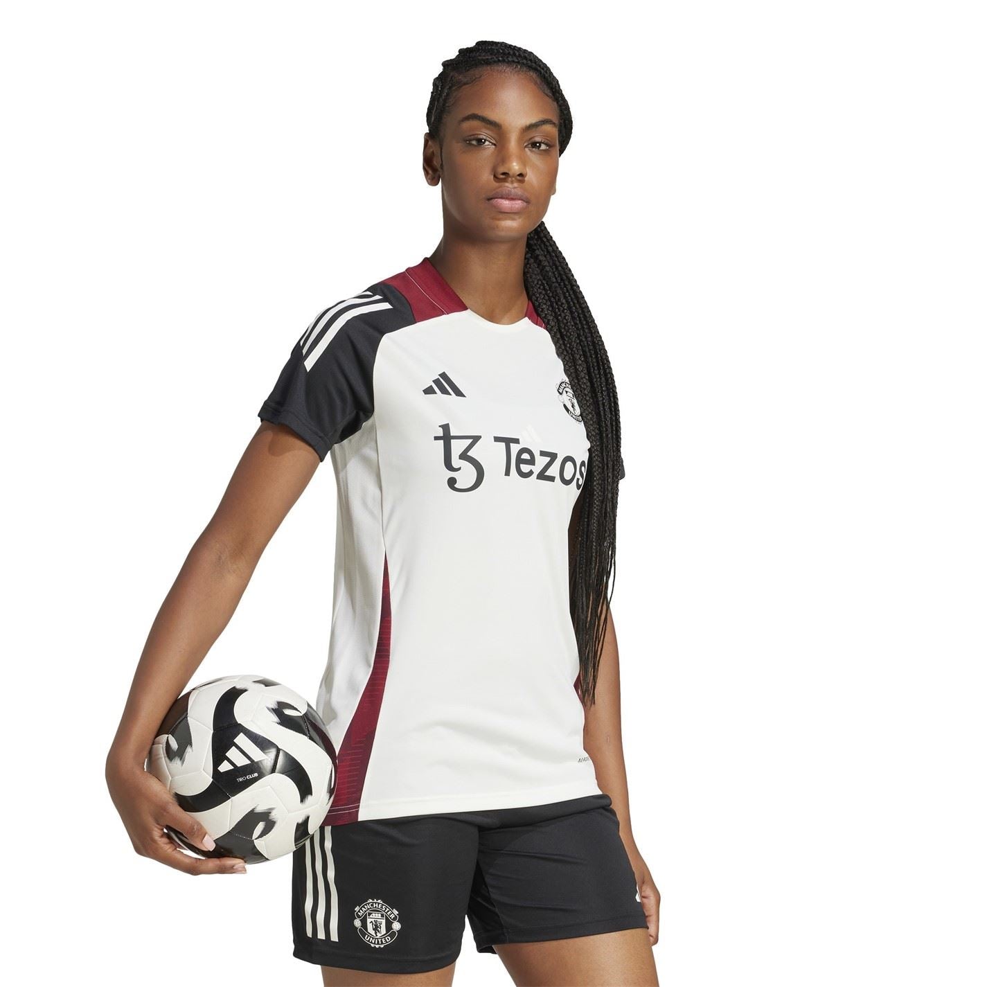 adidas Womens Manchester United Training Shirt 2025