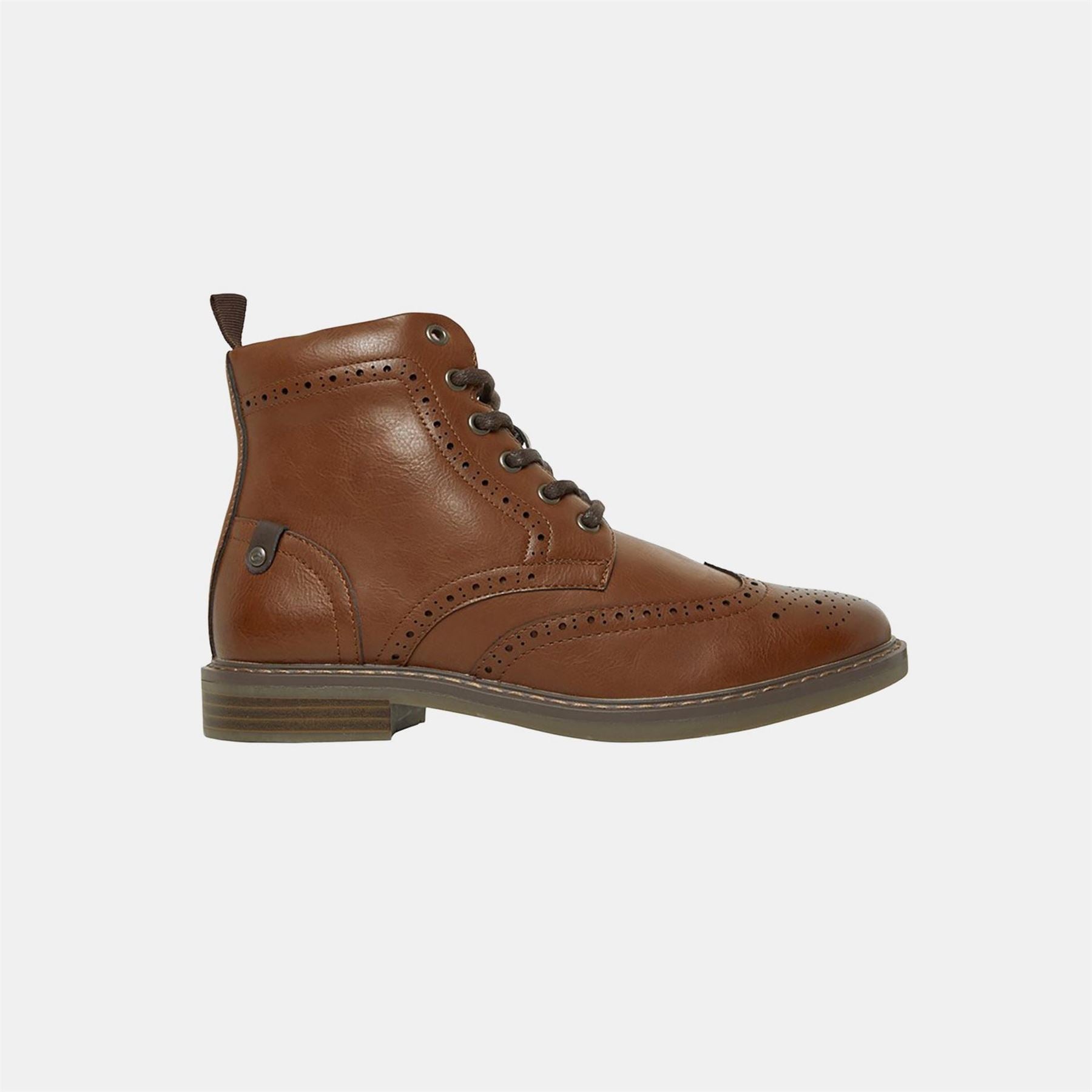 Nicholas Deakins Trigger Lace-Up Brogue Boots