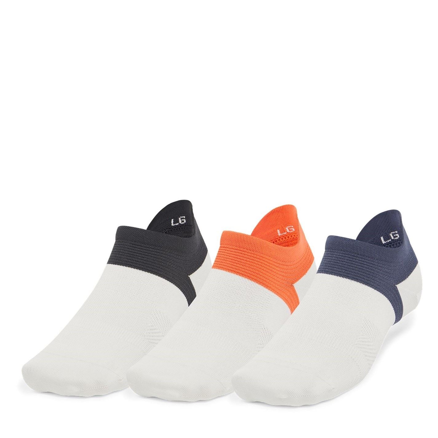 Under Armour 3 Pack Run Lite No Show Trainer Socks