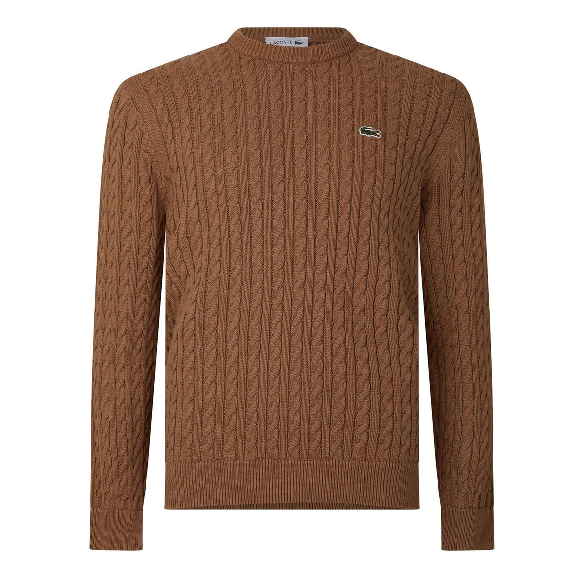 Lacoste Crocodile Logo Crew Neck Long Sleeve Sweater