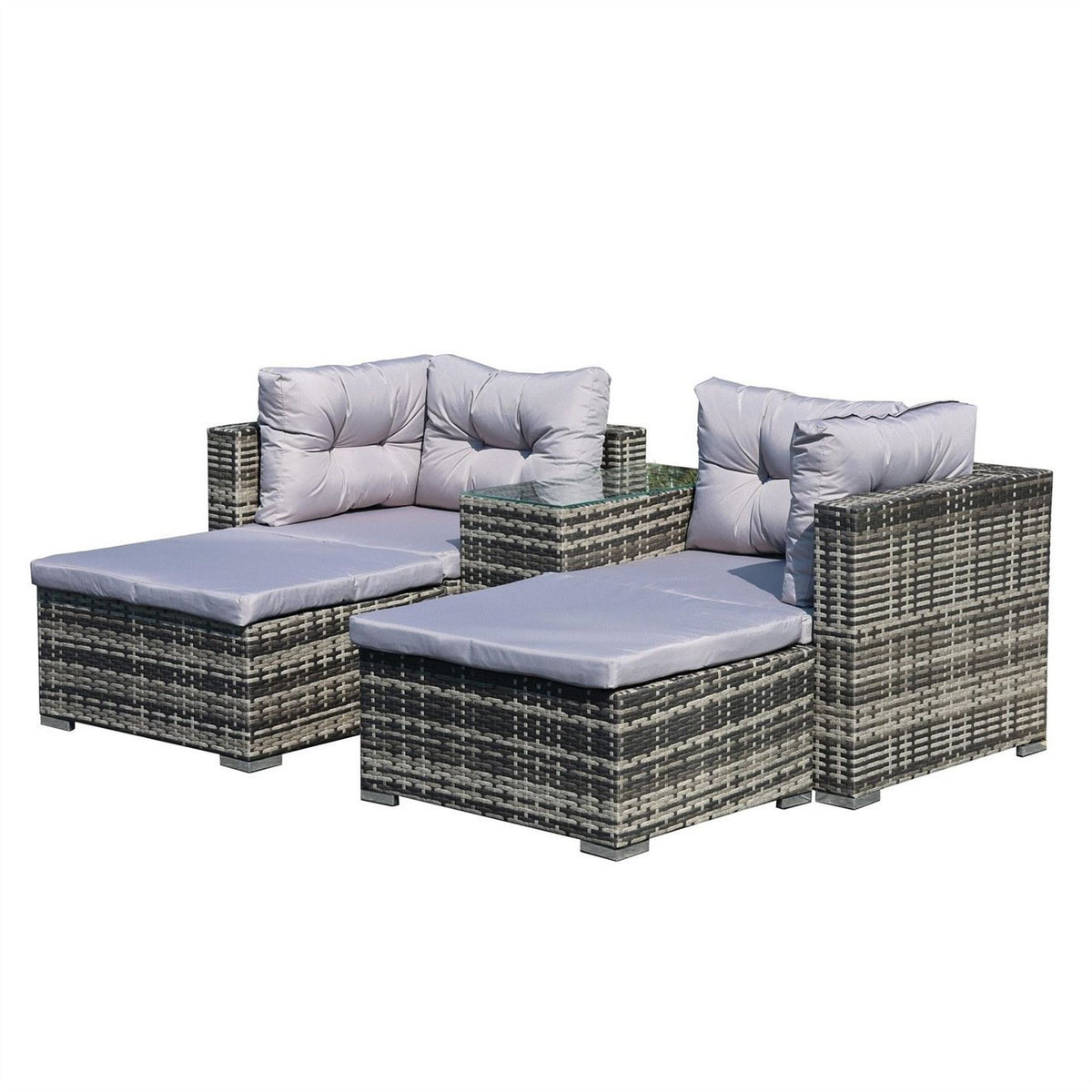 Linea 5 Piece Lounger Garden Set