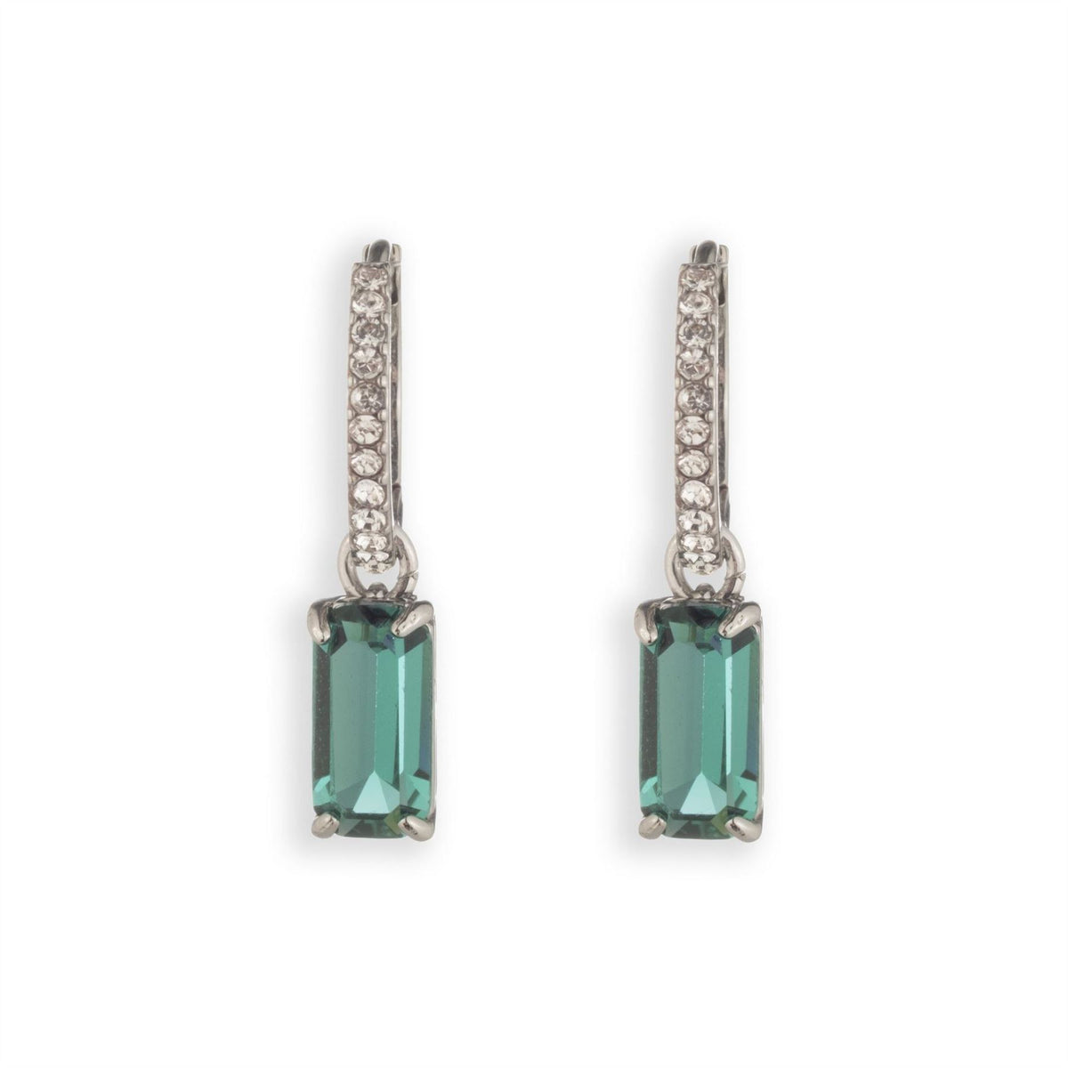 Lauren by Ralph Lauren Ralph Lauren Pave Huggie Hoop Earrings