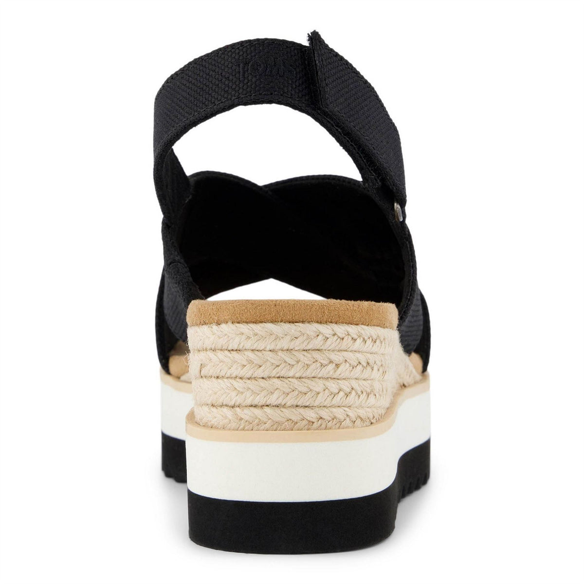Toms Diana Crossover Strap Open Toe Flat Sandals