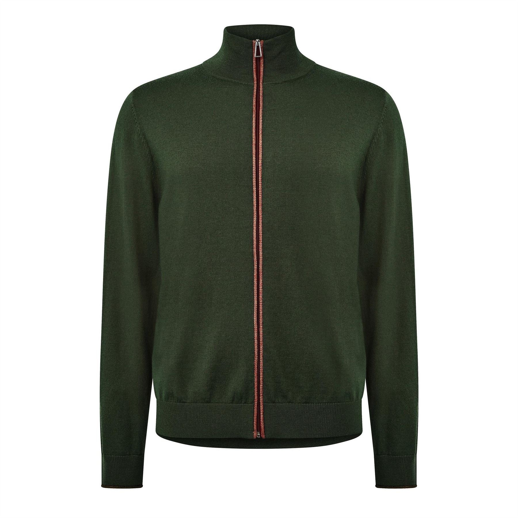 PS Paul Smith Merino Wool Full Zip Cardigan